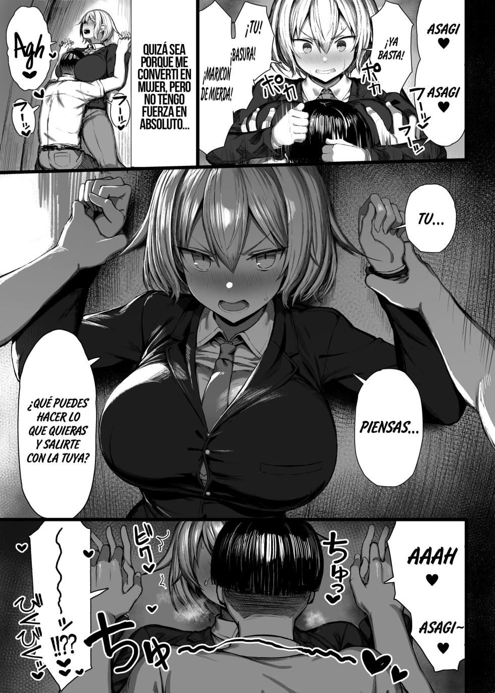 Ijimekko, Onna ni Naru | My Bully, Turned Into A Girl - [Great Mosu] [Spanish] [TF scans] - Page 9