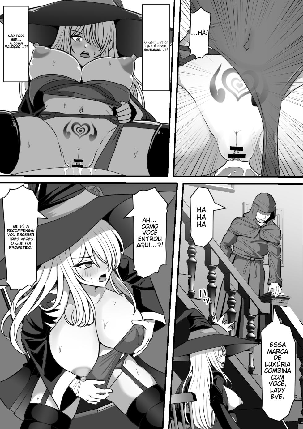 [Shiroi Tentoumushi (Ta ta)] Majo ga Shokushu ni Kisei sa re Shokushu o Shussan shi Makuru Hanashi [Portuguese-BR] (TR-163) - Page 27