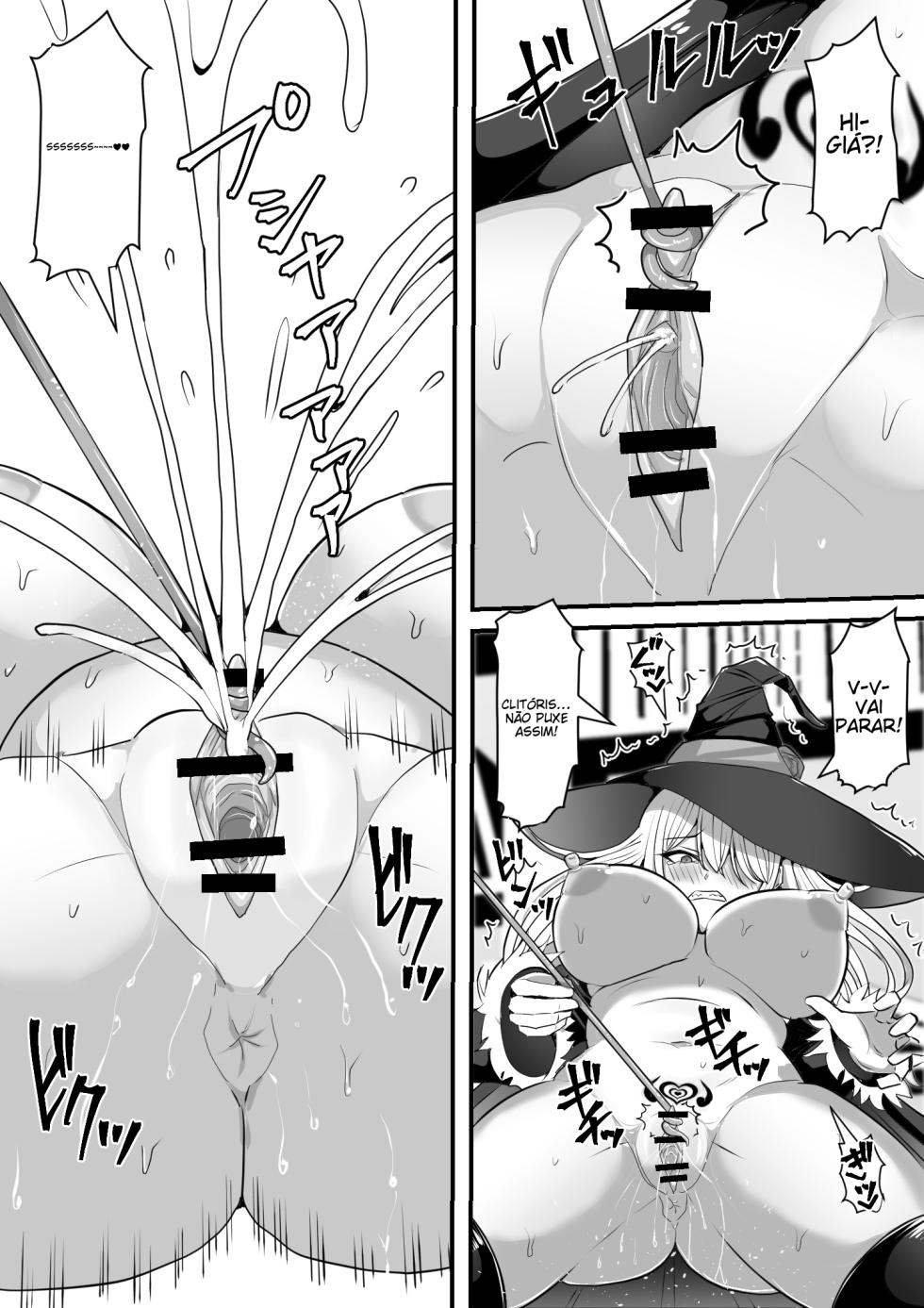 [Shiroi Tentoumushi (Ta ta)] Majo ga Shokushu ni Kisei sa re Shokushu o Shussan shi Makuru Hanashi [Portuguese-BR] (TR-163) - Page 36