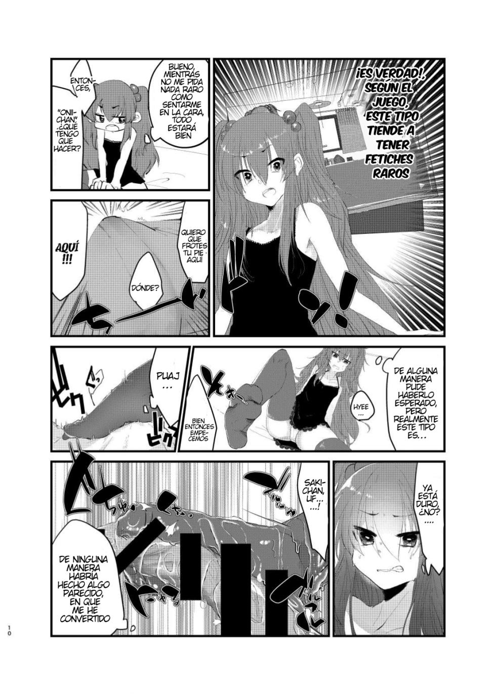 [Tempest (Yamamoto fcn)] Mesugaki ni Maketakunai, to Omotteitara Mesugaki ni Natte Shimatta Ken | Cuando pense que no queria perder con una mocosa termine convirtiendome en una mocosa [Spanish] [Digital] - Page 9