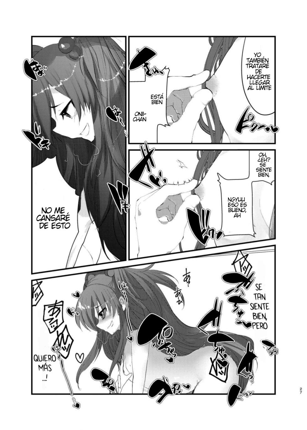 [Tempest (Yamamoto fcn)] Mesugaki ni Maketakunai, to Omotteitara Mesugaki ni Natte Shimatta Ken | Cuando pense que no queria perder con una mocosa termine convirtiendome en una mocosa [Spanish] [Digital] - Page 26