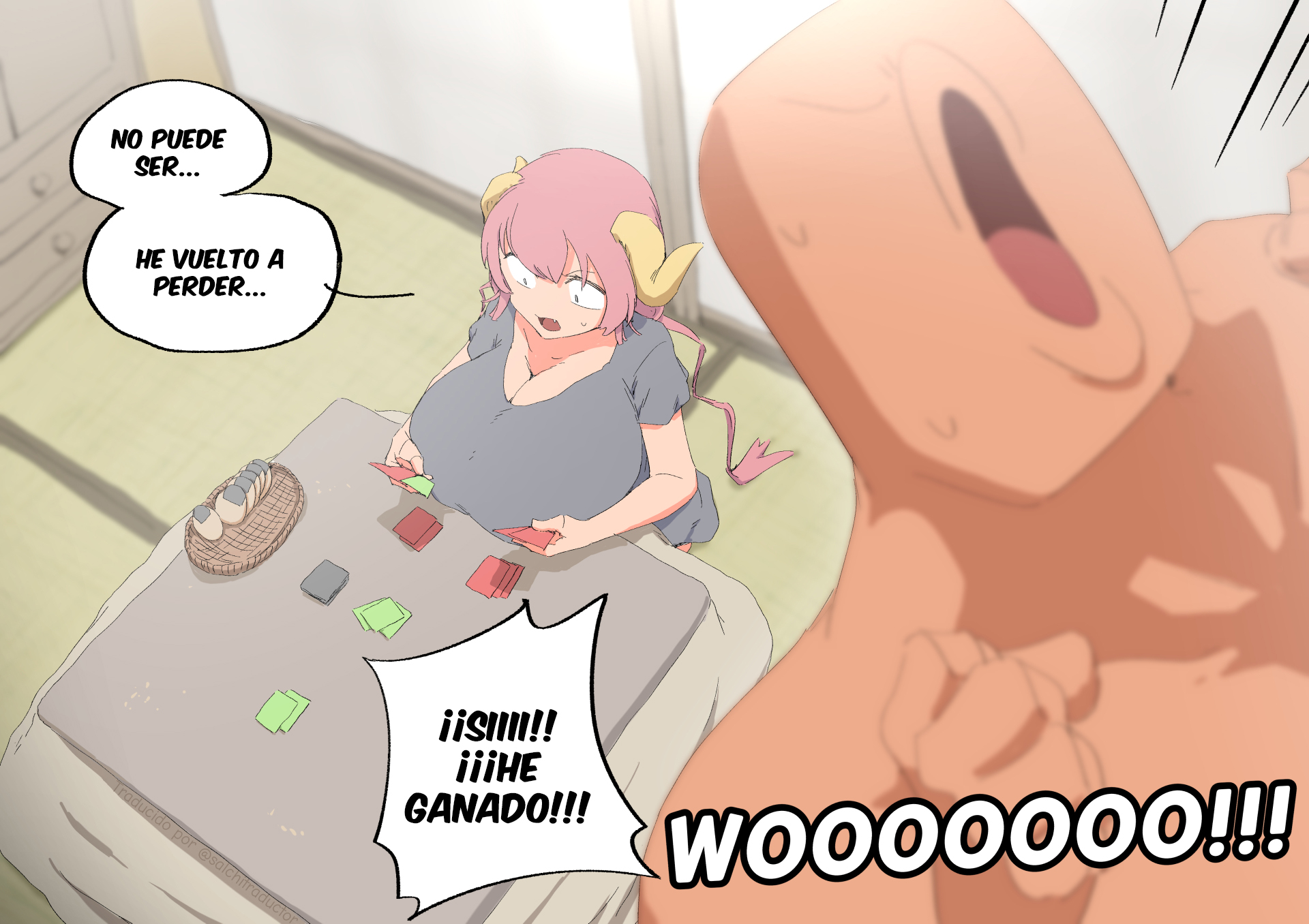 [Woomochichi] Iruru Lost the Game | Iruru Pierde el Juego (Miss Kobayashi's Dragon Maid) [Spanish] [Salchitraductor] - Page 1