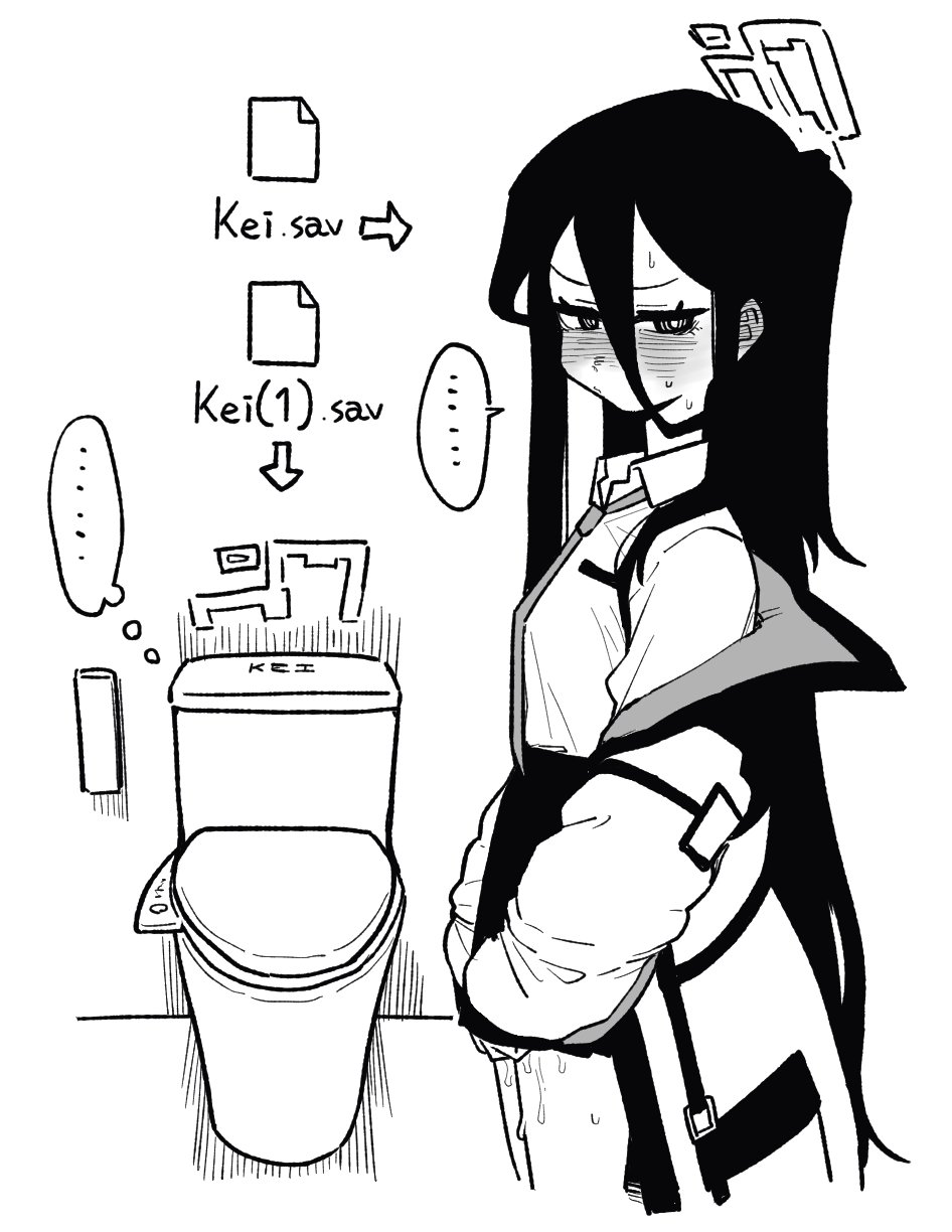 [朝比奈吉利] 馬桶key (ブルーアーカイブ) - Page 1