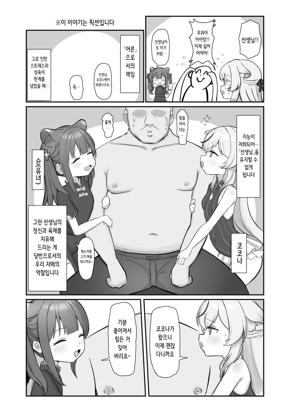 [Peroperorintyo (Kaoperorintyo)] Shun to Kokona ga Otetsudai shimasu | 슌과 코코나가 도와드릴게요♥ (Blue Archive) [Korean] [Digital] - Page 3