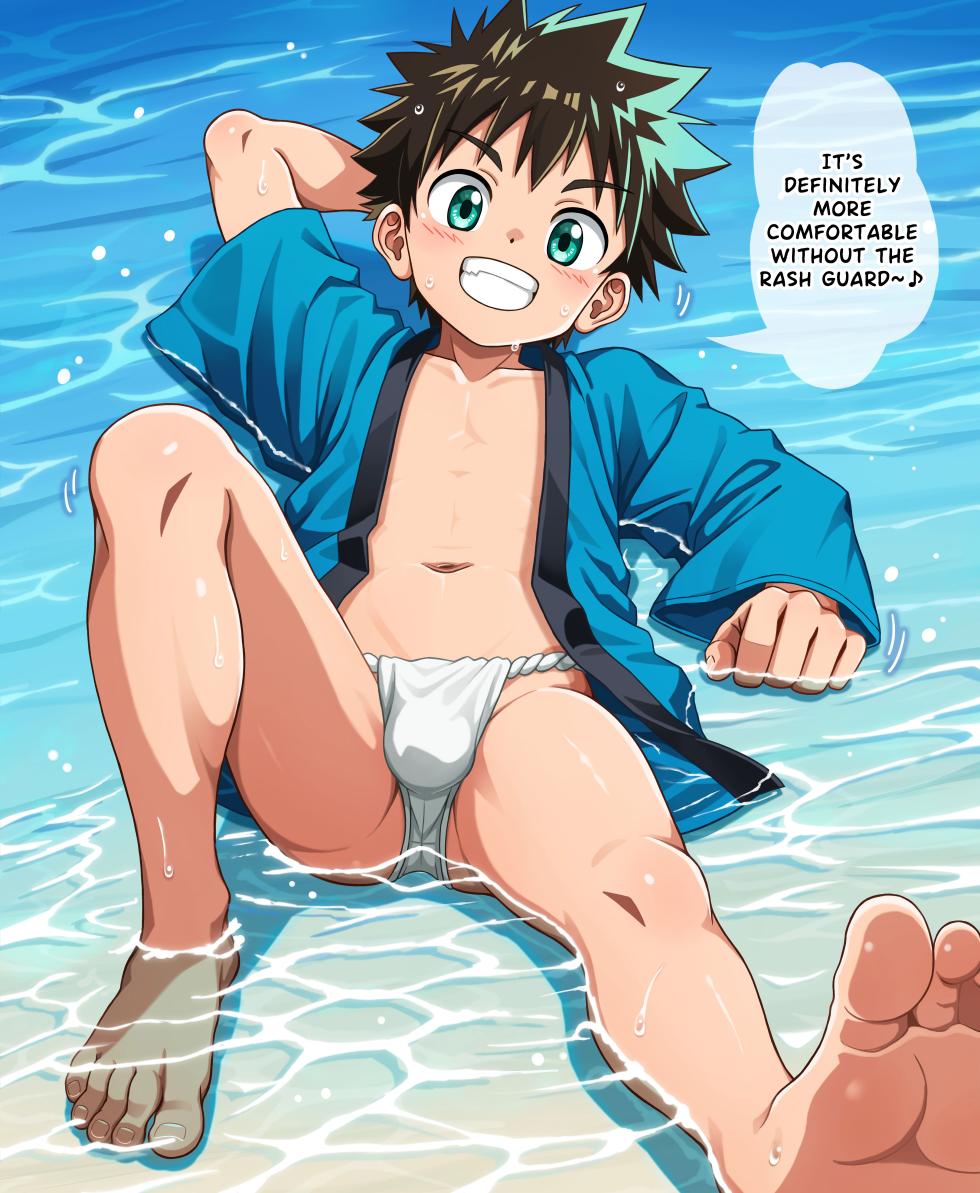 [Huuyoku] Beach Happiboy [English] - Page 2