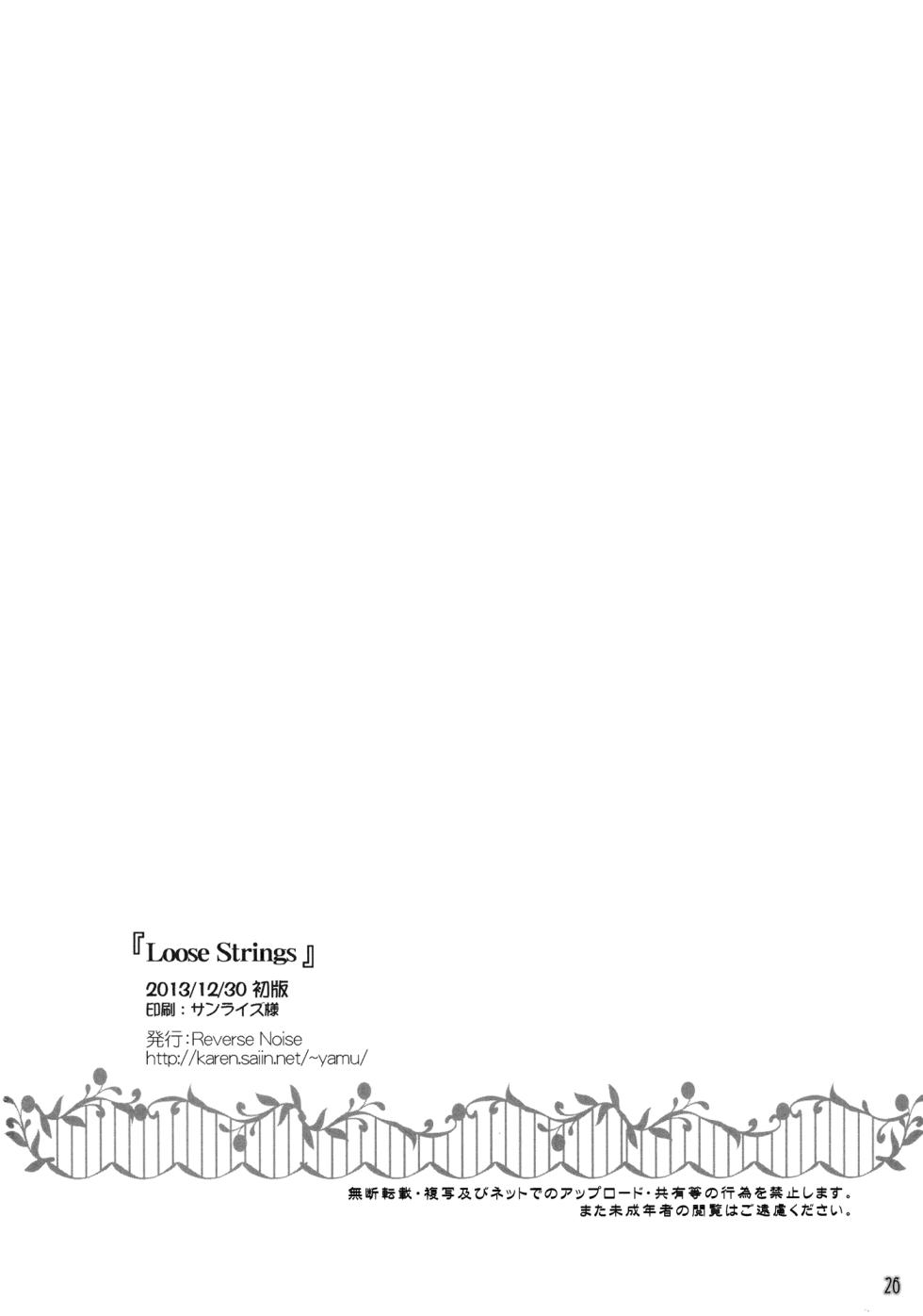 (C85) [Reverse Noise (Yamu)] Loose Strings (Touhou Project) [English] [CarlJPTL] - Page 25