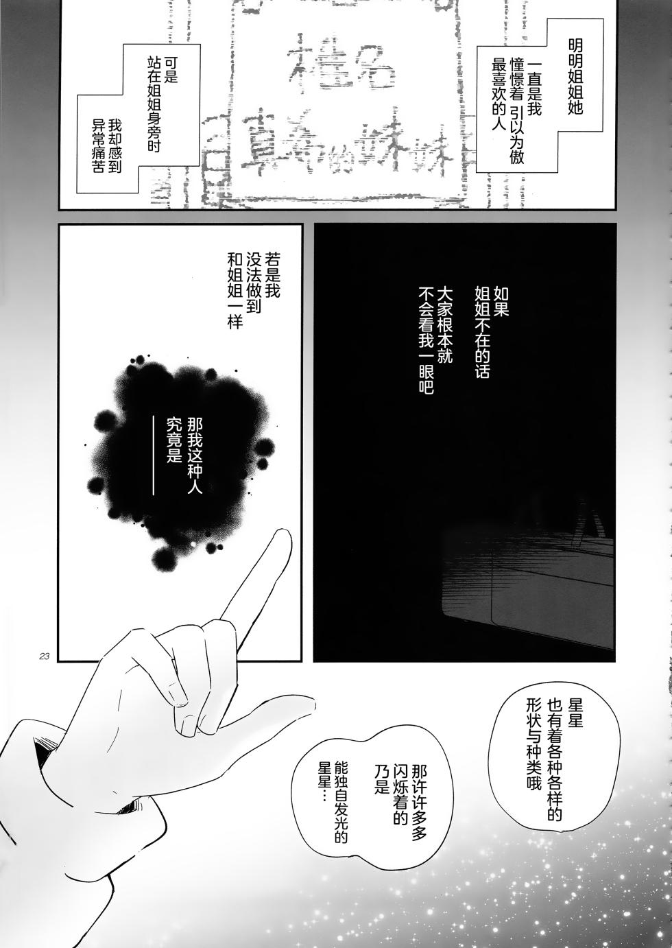 (C106) [No.37 (ぶちょ)] 佯装成为星座 (BanG Dream!) [中国翻訳] [猫岛汉化组] - Page 23