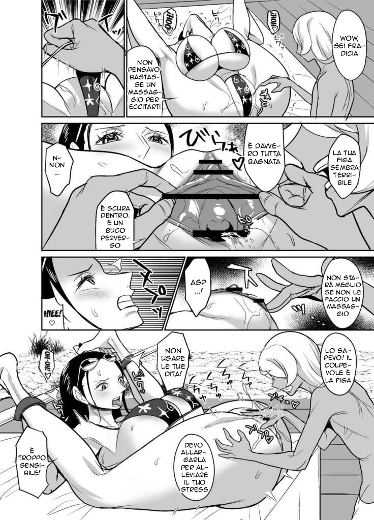 [REM9 (Hamiltan)] NamiRobi OneShota Vacance | Massaggio in Spiaggia (One Piece) [Italian] [Digital] - Page 29