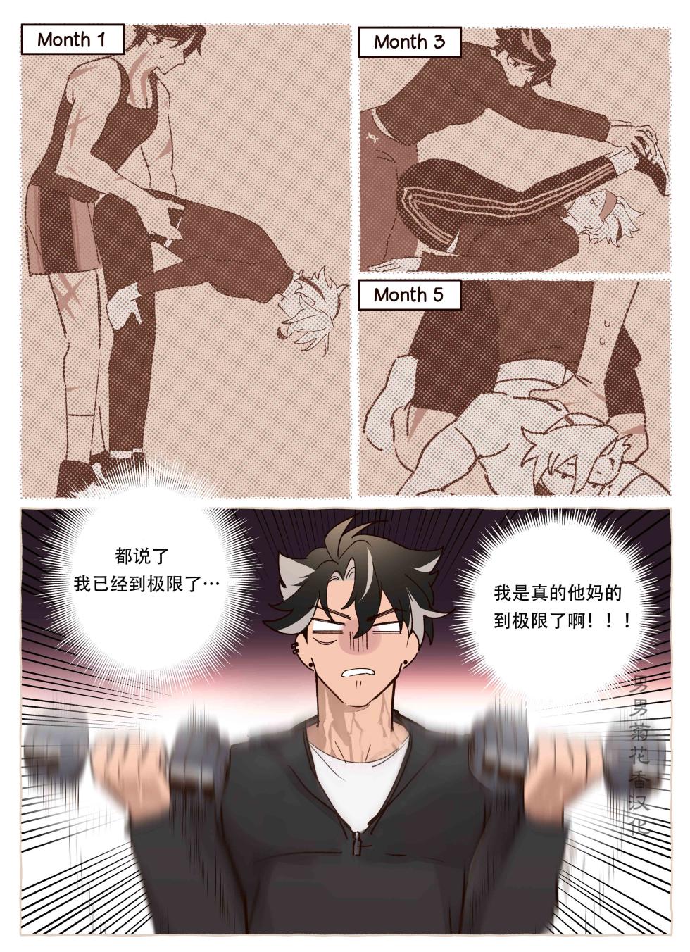 【ecstasy】Personal Trainer AU full comic ｜现代设定私人教练(原神狱审)【chinese】【男男菊花香汉化】 - Page 5
