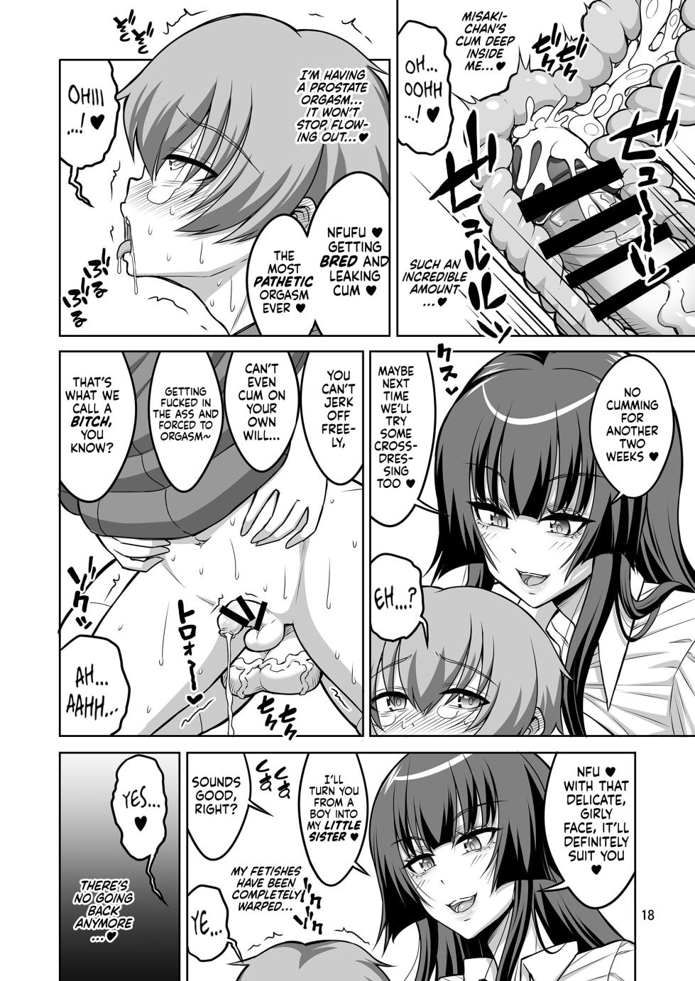 [Senya Sabou (Alpha Alf Layla)] Futanari JK Gyaku Anal Fuuzokujou Shaseikanri Choukyou | Futanari High School Girl Reverse Anal Sex Worker Ejaculation Control Training [English] - Page 17