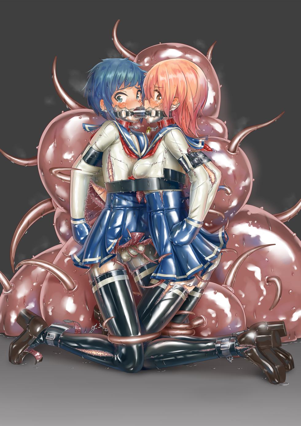 [Gumigumi Gou] Kousoku, Soshite Shokushu Fuku  Restraint and Tentacle Clothing [Digital] [Korean] - Page 5