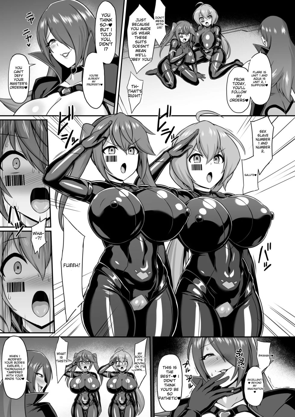 [Ikameshi Shokudou (Ikameshi)] Seisou Kouki Sacred Flare & Aqua -Buzama Sentouin-ka Songen Hakai Keikaku | Sacred Flare & Aqua - The Plan to Degrade Combatants and Destroy Their Dignity - Page 17