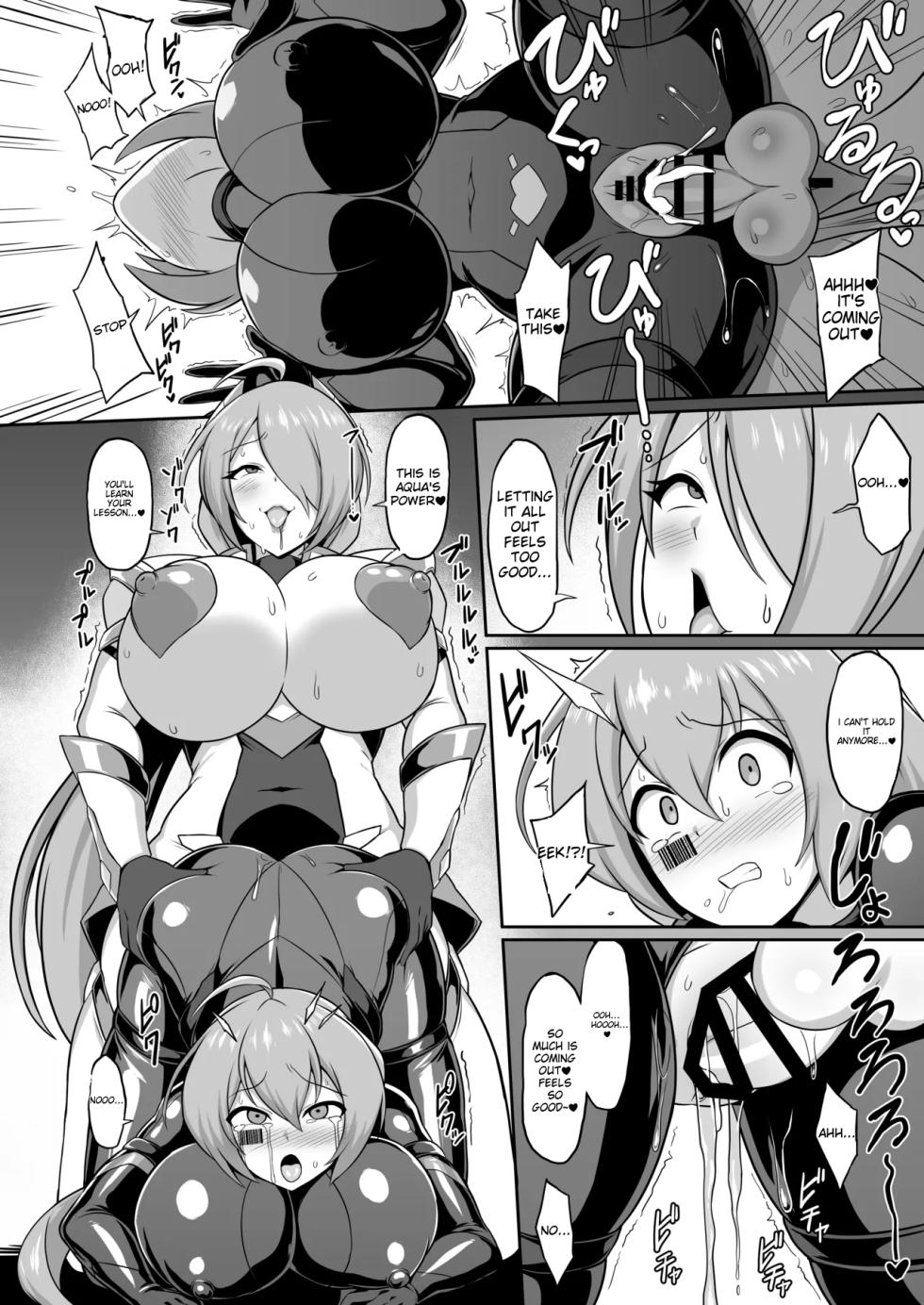 [Ikameshi Shokudou (Ikameshi)] Seisou Kouki Sacred Flare & Aqua -Buzama Sentouin-ka Songen Hakai Keikaku | Sacred Flare & Aqua - The Plan to Degrade Combatants and Destroy Their Dignity - Page 36
