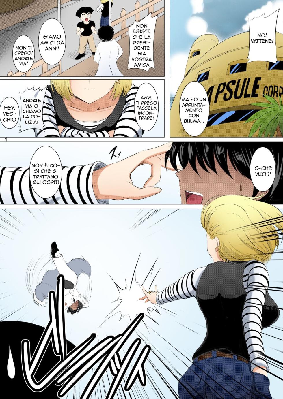 [Shouchuu MAC (Hozumi Kenji)] INFINITY18 | Riduzione di Potenza (Dragon Ball Z) [Italian] [Colorized] [Digital] - Page 3