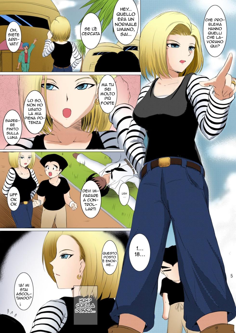 [Shouchuu MAC (Hozumi Kenji)] INFINITY18 | Riduzione di Potenza (Dragon Ball Z) [Italian] [Colorized] [Digital] - Page 4