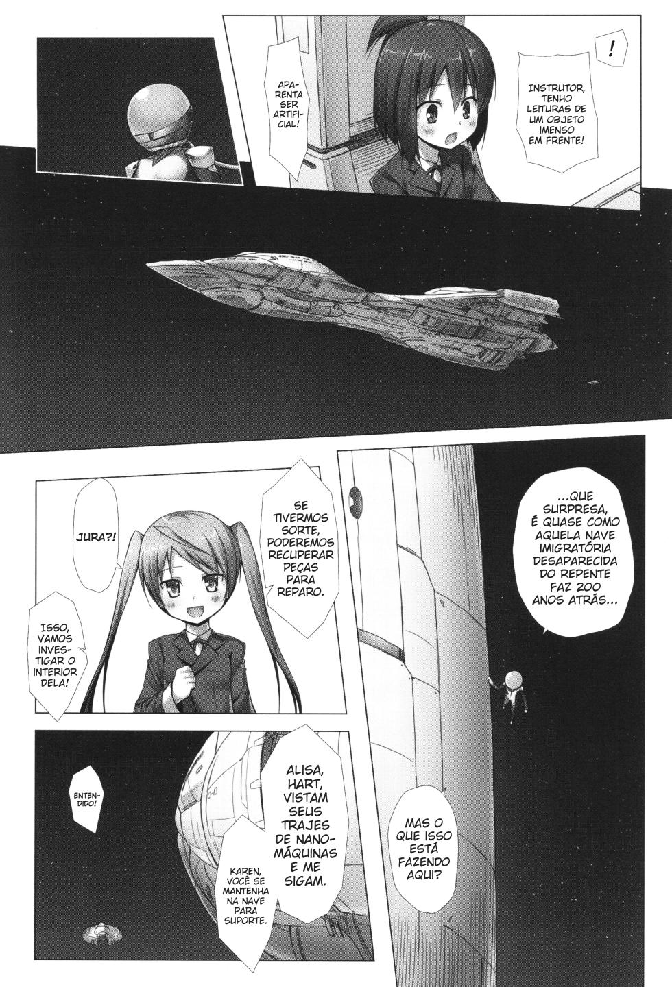 [Noraneko-no-Tama (Yukino Minato)] Viajantes das Estrelas + Até o Fim do Céu + Epílogo (Irotoridorino Kotoritachi) [Portuguese-BR] [Ratoelho] - Page 3