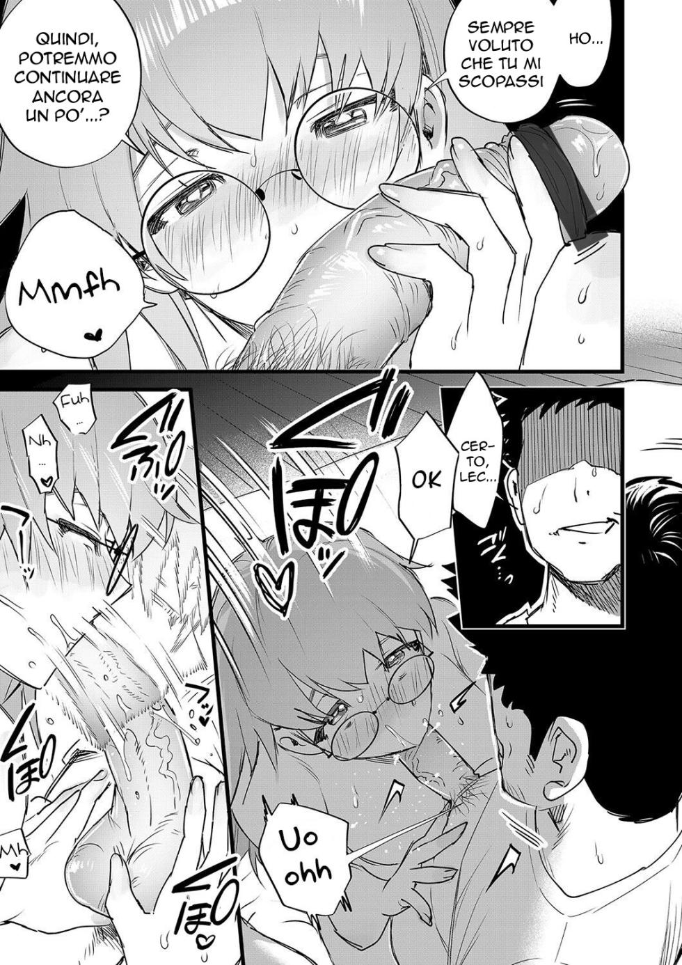 [Chimeda] Mado wo Watareba -Otonari-san wa Onanii Chuudokujo- | Una Vicina Insopportabile (Comic Magnum Vol.161) [Italian] - Page 19
