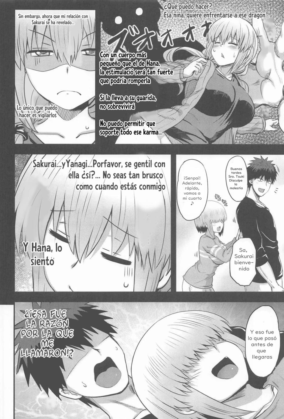 (C106) [Muchi Pani Days (Maki Ikazuya)] Uzaki Yanagi mo Mazaritai｜Yanagi Uzaki también quiere unirse (Uzaki-chan wa Asobitai!) [Spanish] [OccasionalTraductor] [Fan Decensored] - Page 5