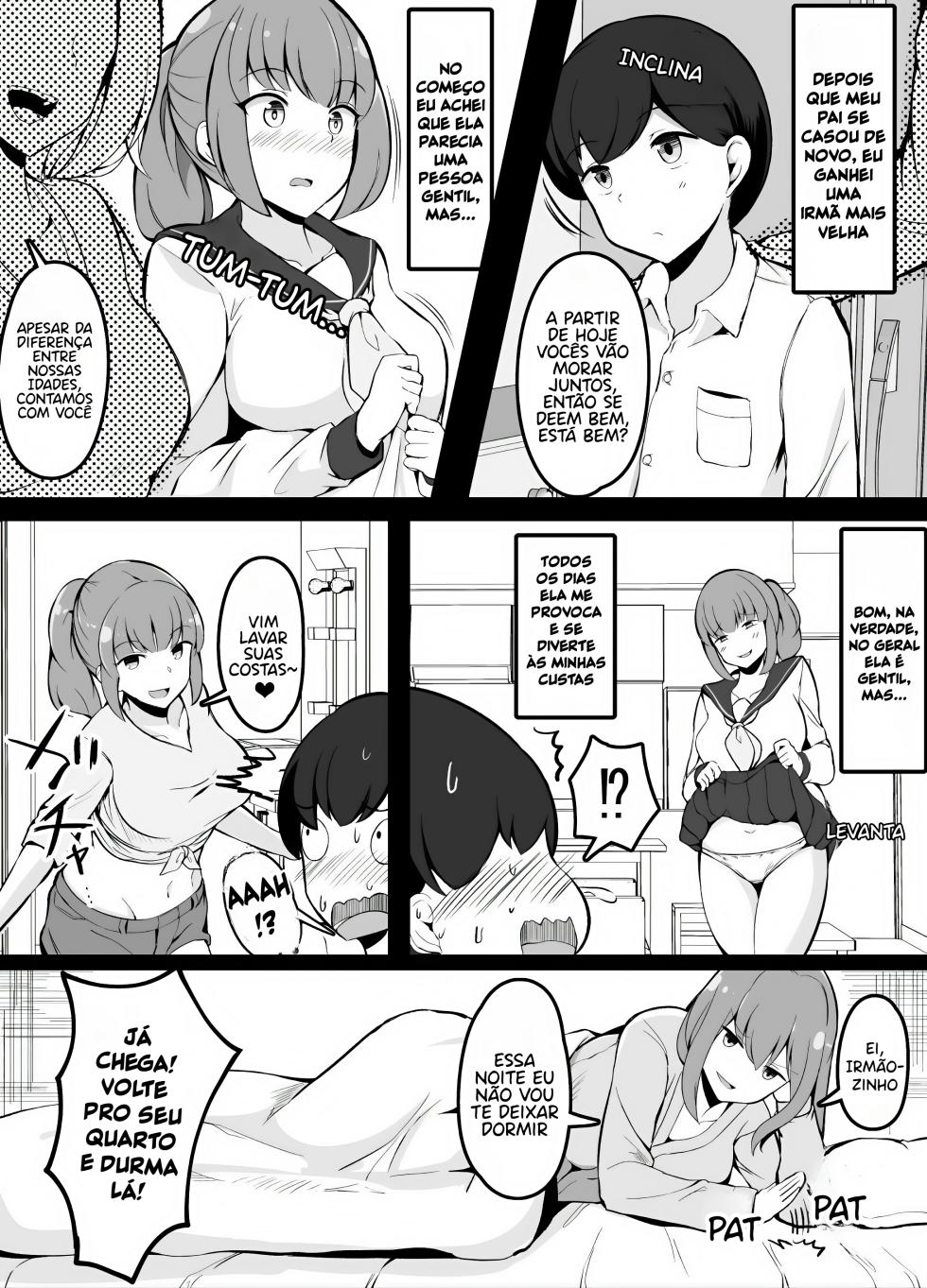 [Corundum] O irmãozinho mais novo que sempre é provocado por sua irmã mais velha, decide contra-atacar [portuguese-BR] - Page 1