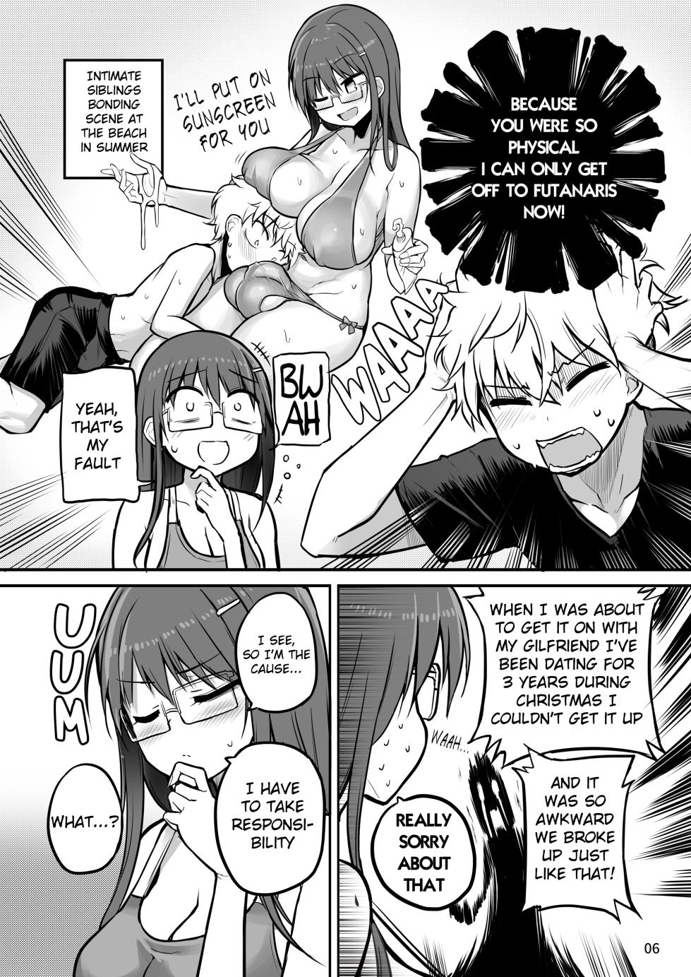 [Efuya (Messy)] Futanari Nechan to Isshoni Daso!! [English] [Digital] - Page 6