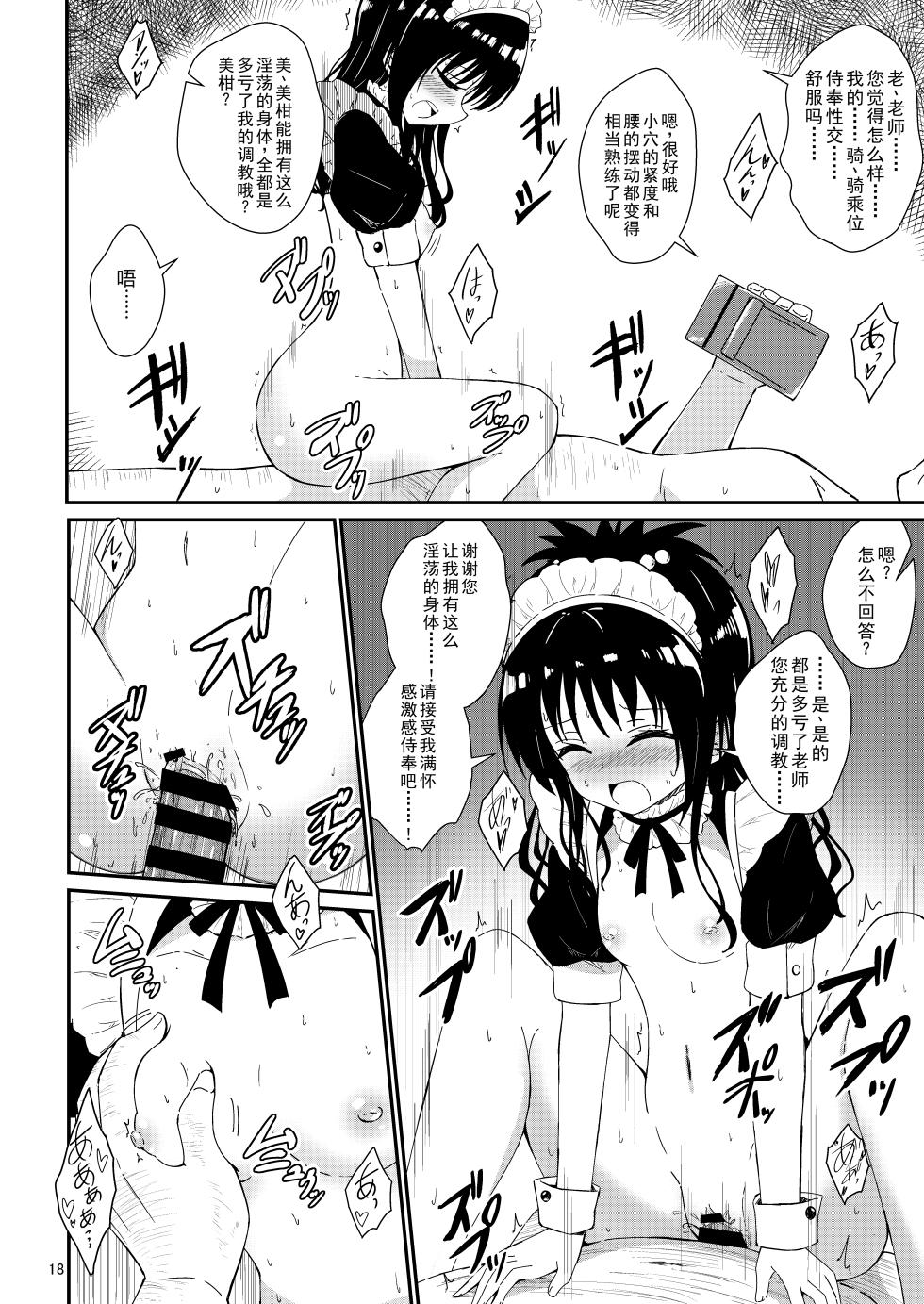 [Aiirosakura (Aikawa Ryou)] Mikan no Ecchi na Hon 3 (To LOVE-Ru) [Chinese] [Digital] - Page 17