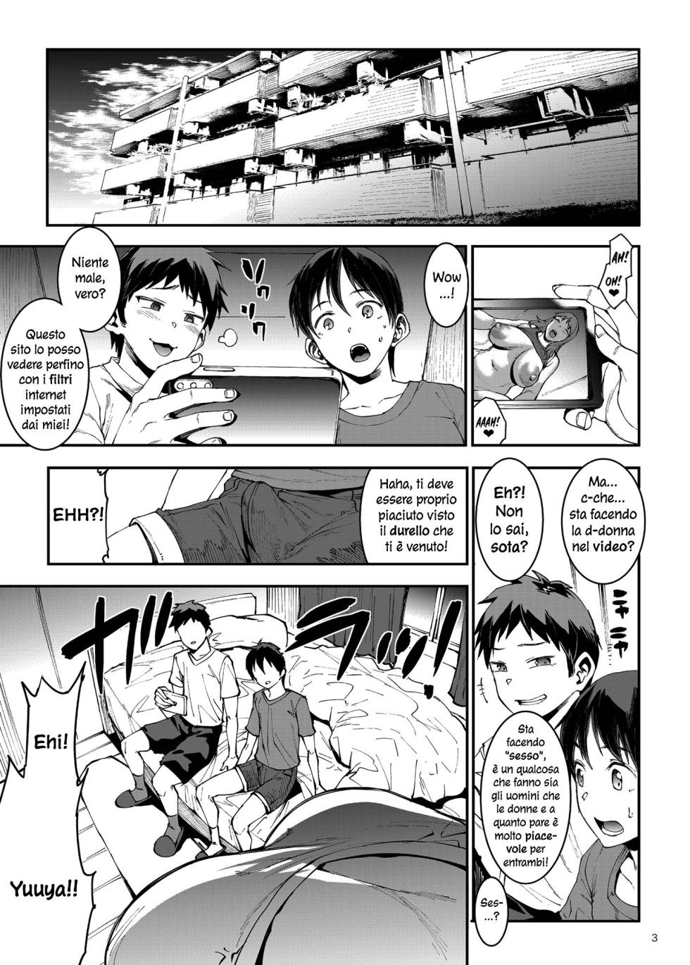 [ERECT TOUCH (Erect Sawaru)] Mama Mansion! ~Daiichiwa 305-goushitsu Hiiragi Mika (36)~ | Mama Mansion! ~Capitolo 1, Appartamento 305, Hiiragi Mika, 36 anni~ [Italian] [Hentai Fantasy] - Page 3