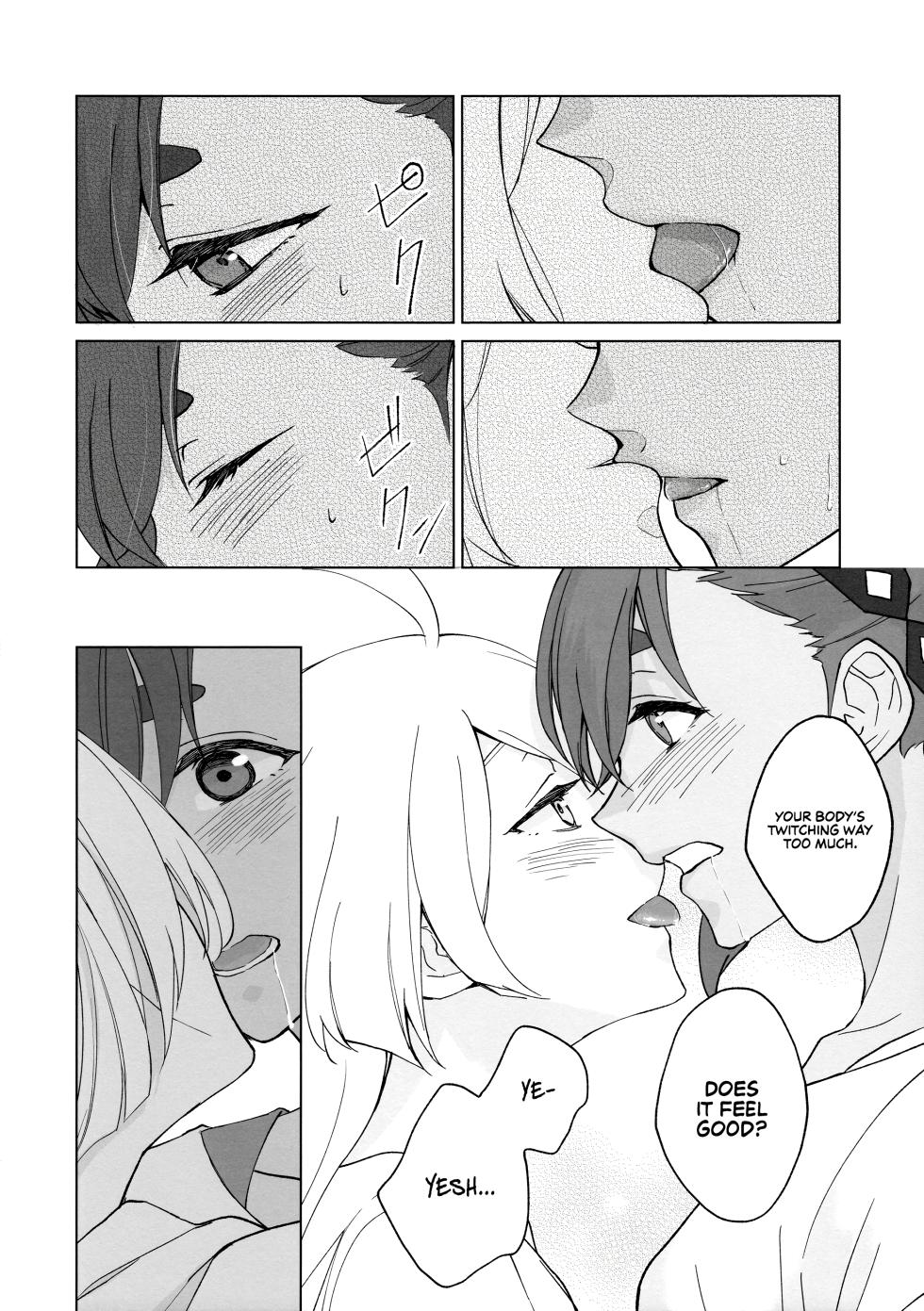 (C102) [Hyakkei (Keirei)] Kiss Kiss Kiss (Mobile Suit Gundam: The Witch from Mercury) [English] [Rirare Translation] - Page 20