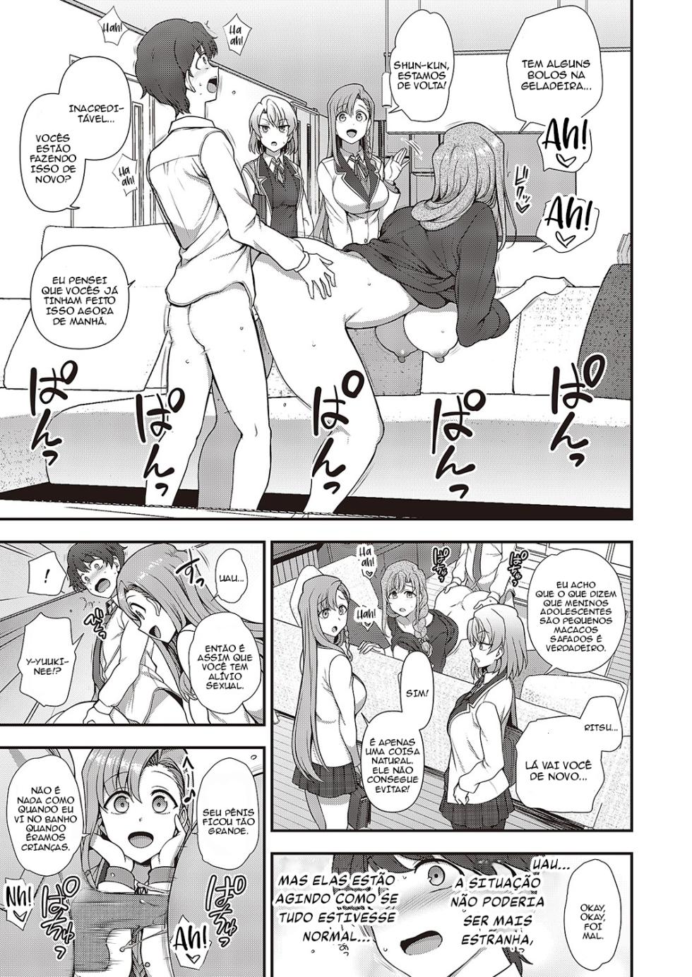 [Aiue Oka] FamiCon - Family Control Ch. 3 | Controle Familiar Cap. 3 (COMIC ExE 29) [Portuguese-BR] [TraduZion] [Decensored] [Digital] - Page 15