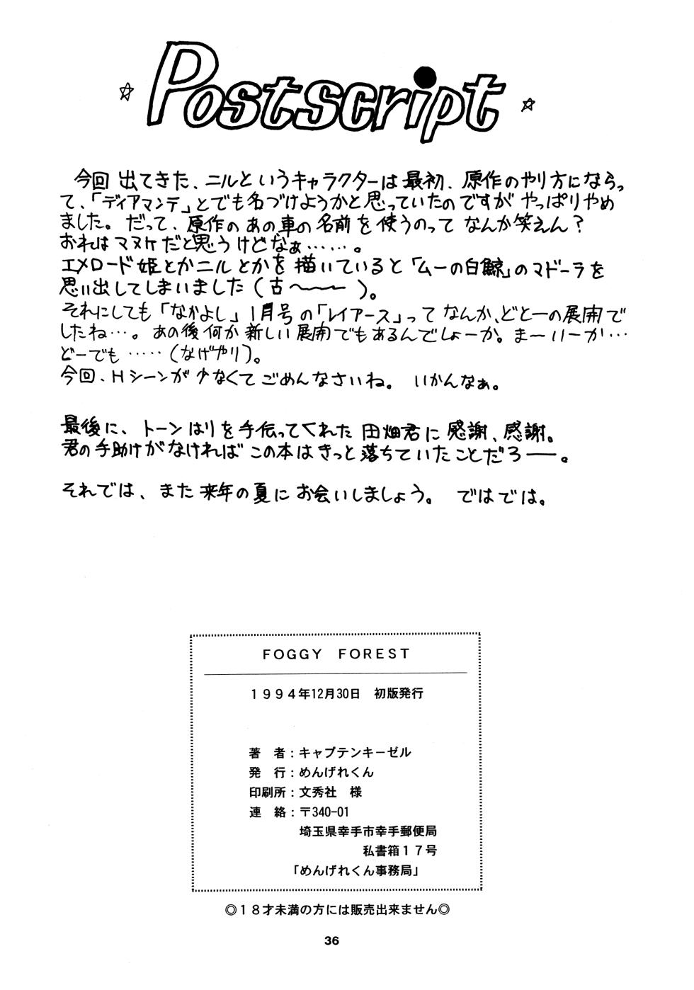 (C47) [Mengerekun (Captain Kiesel)] FOGGY FOREST (Magic Knight Rayearth) - Page 35