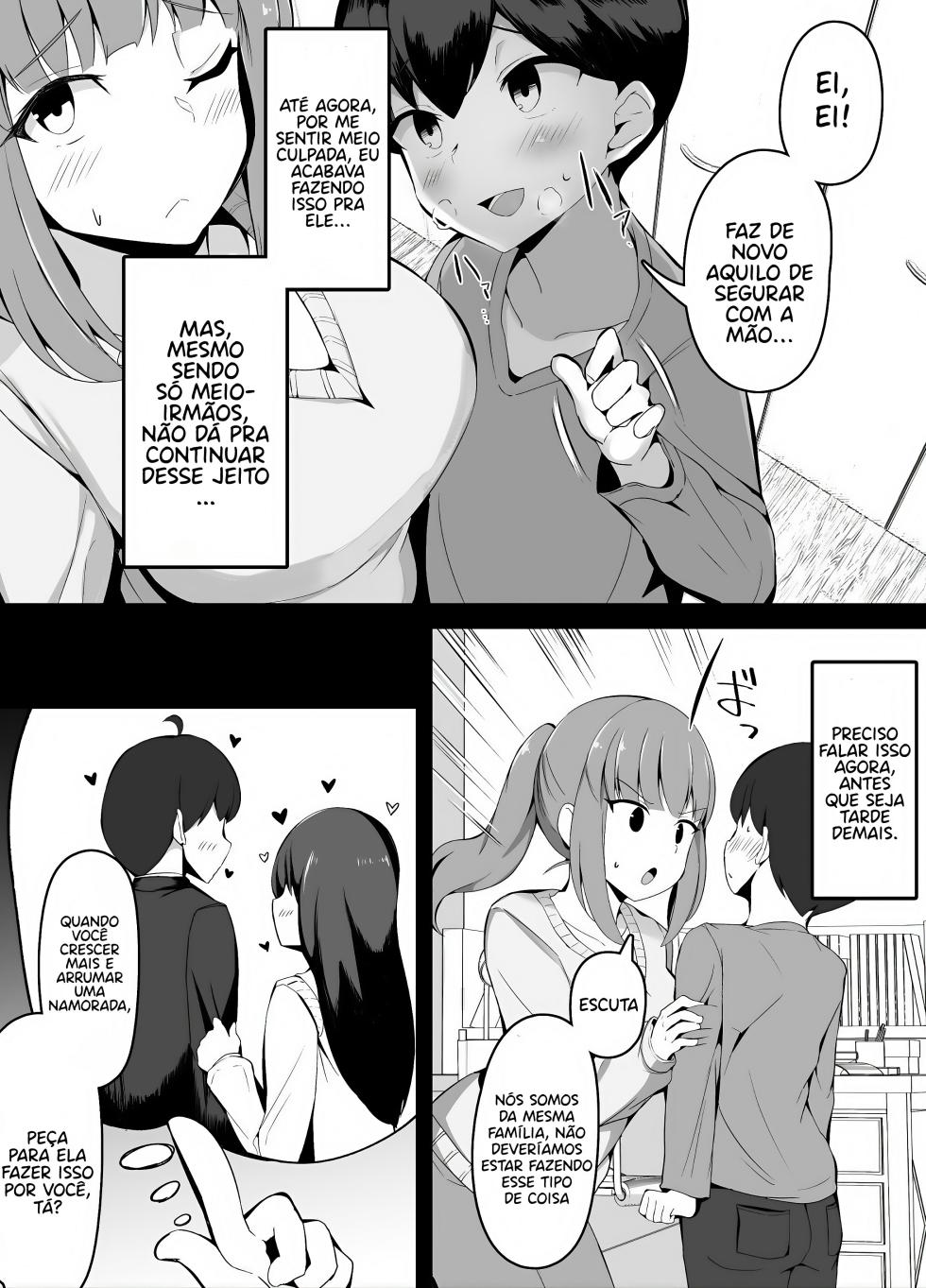 [Corundum] Giri no Otouto ni Mechakucha Natsukareru You ni Natta Hanashi | A história de como meu irmão mais novo de consideração passou a ser extremamente apegado a mim [Portuguese-BR] - Page 3