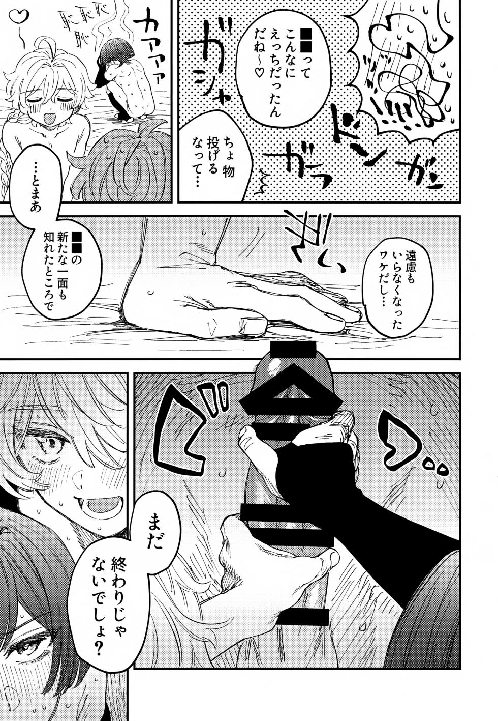 (Kimi to Erinuku Seibutsu Seigan 2025) [Ma. (Sacchii)] Omae-ra Docchi mo Ore no Kore! (Genshin Impact) - Page 28