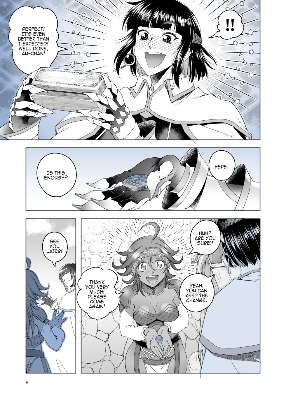 [Asaki Blog Branch Office (Asaki Takayuki)] Onna Kishi Rael to Kinka no Daishou [Digital] [English] {Doujins.com} - Page 4