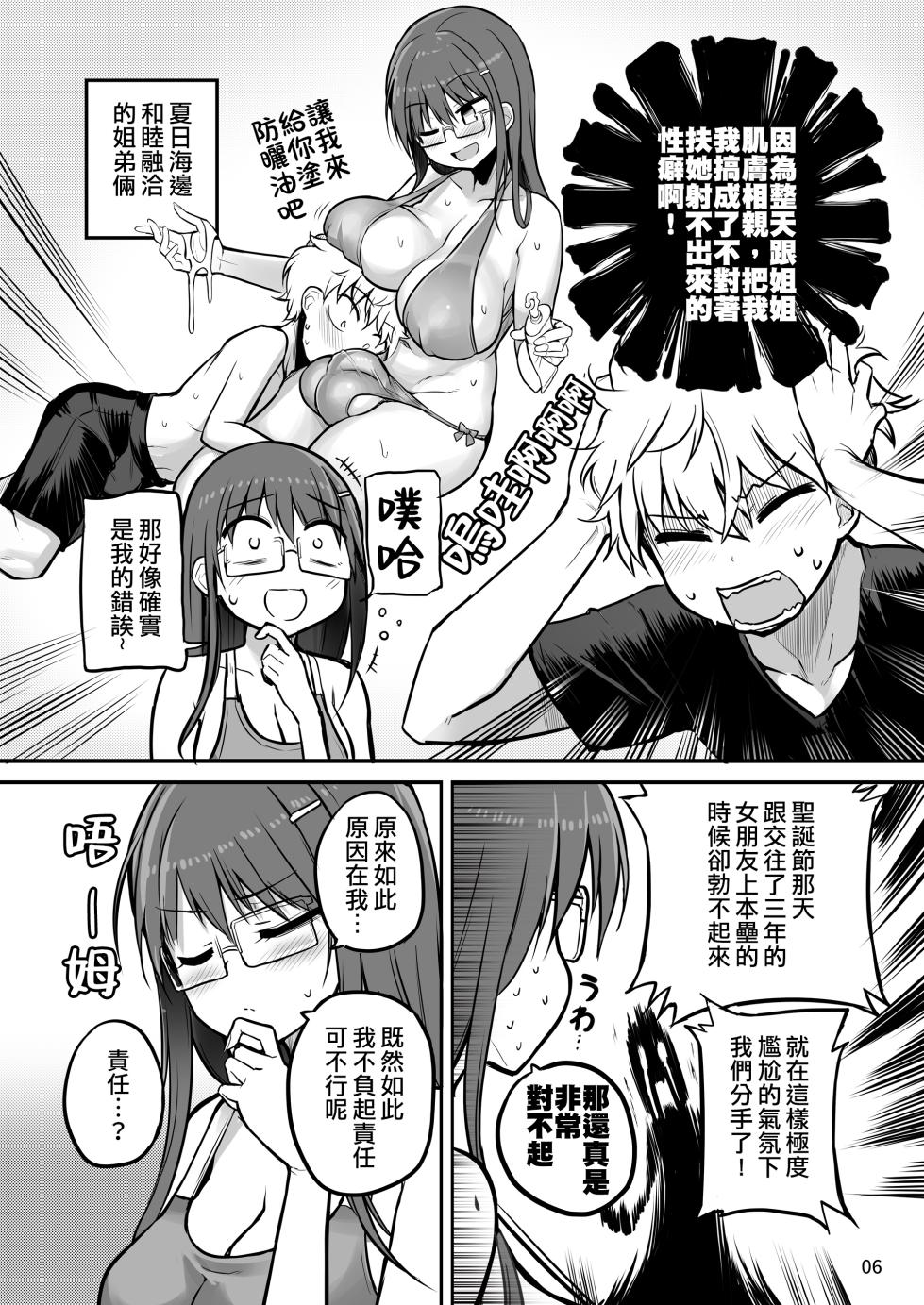 [Efuya (Messy)] Futanari Nechan to Isshoni Daso!! | 和扶她姐姐一起射精吧!! [Chinese] [錫沃拉巨大兔猻漢化] [Digital] - Page 6