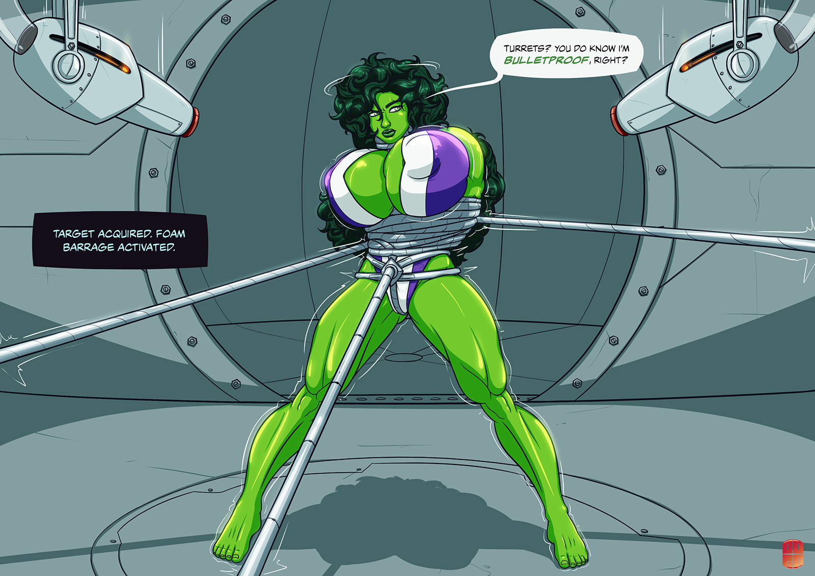 She-Hulk bondage - Page 7