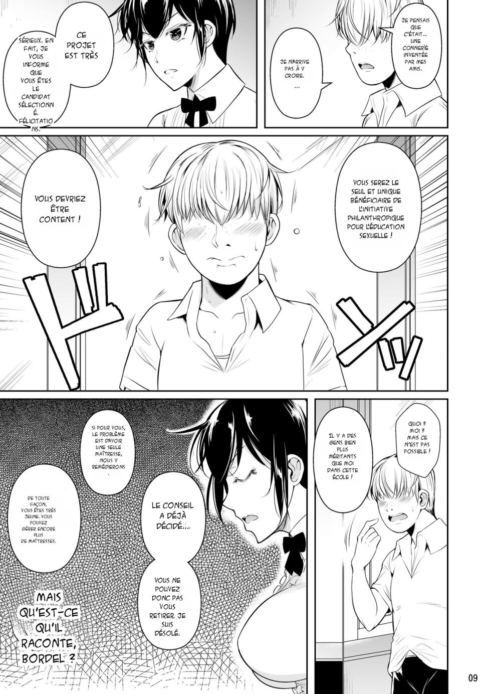 [Shoot The Moon (Fuetakishi)] Sokushitsu x Sokuhame Gakuen | Campus de sexe occasionnel [French] [x-manga.net] [Digital] [Incomplete] - Page 10