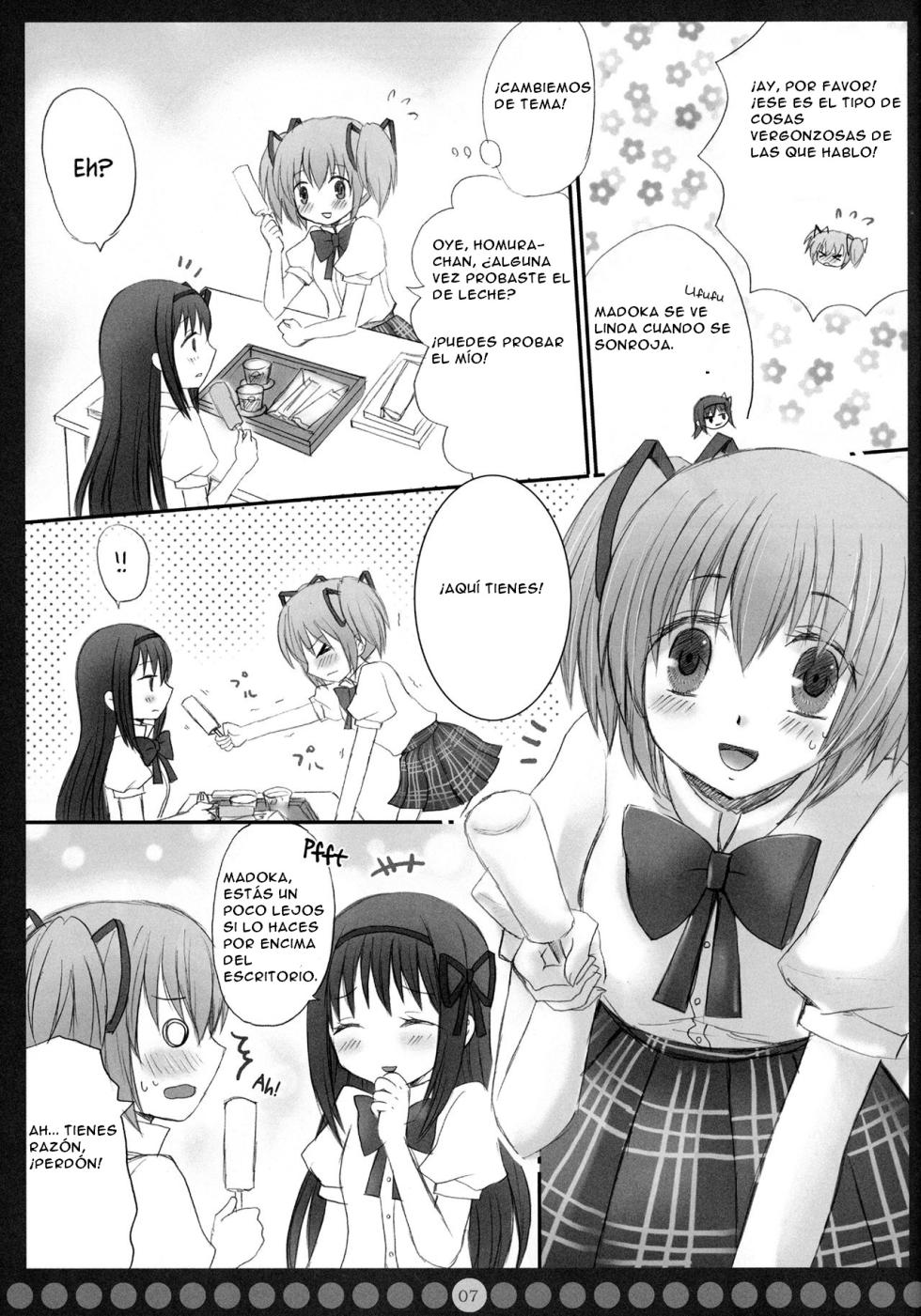 (C90) [RED HEART (Akamori Rihina)] ICE HEAT (Puella Magi Madoka Magica) [Spanish] - Page 7