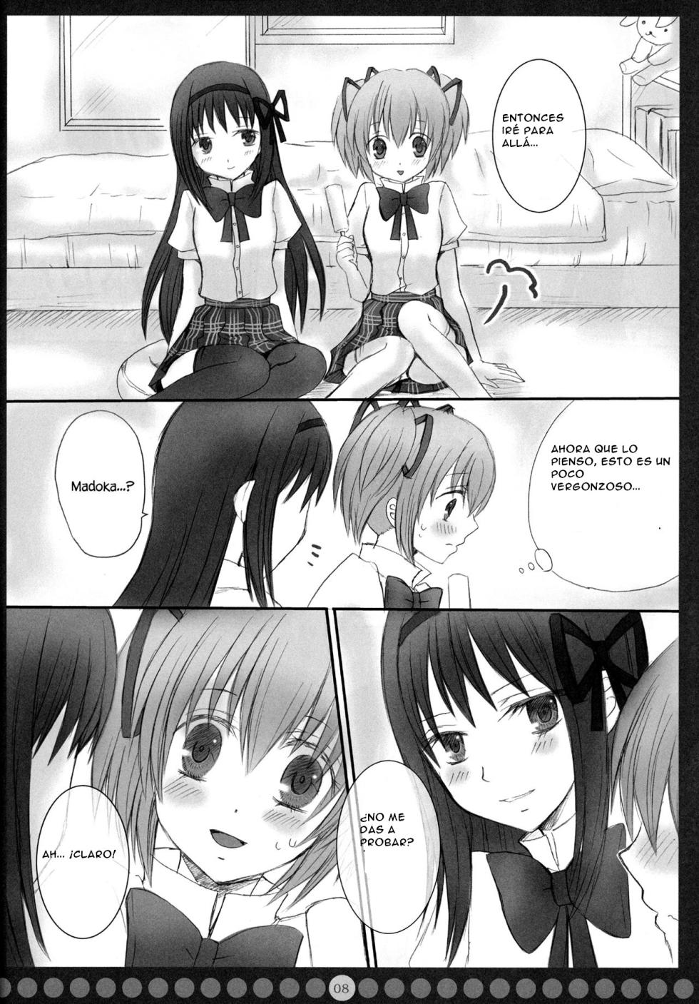 (C90) [RED HEART (Akamori Rihina)] ICE HEAT (Puella Magi Madoka Magica) [Spanish] - Page 8