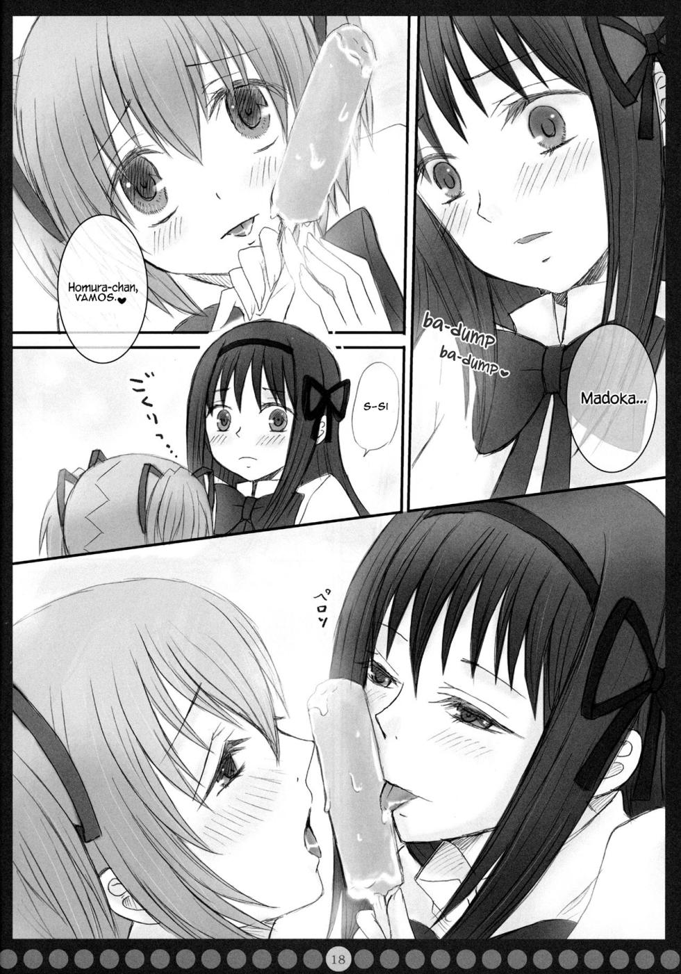 (C90) [RED HEART (Akamori Rihina)] ICE HEAT (Puella Magi Madoka Magica) [Spanish] - Page 18