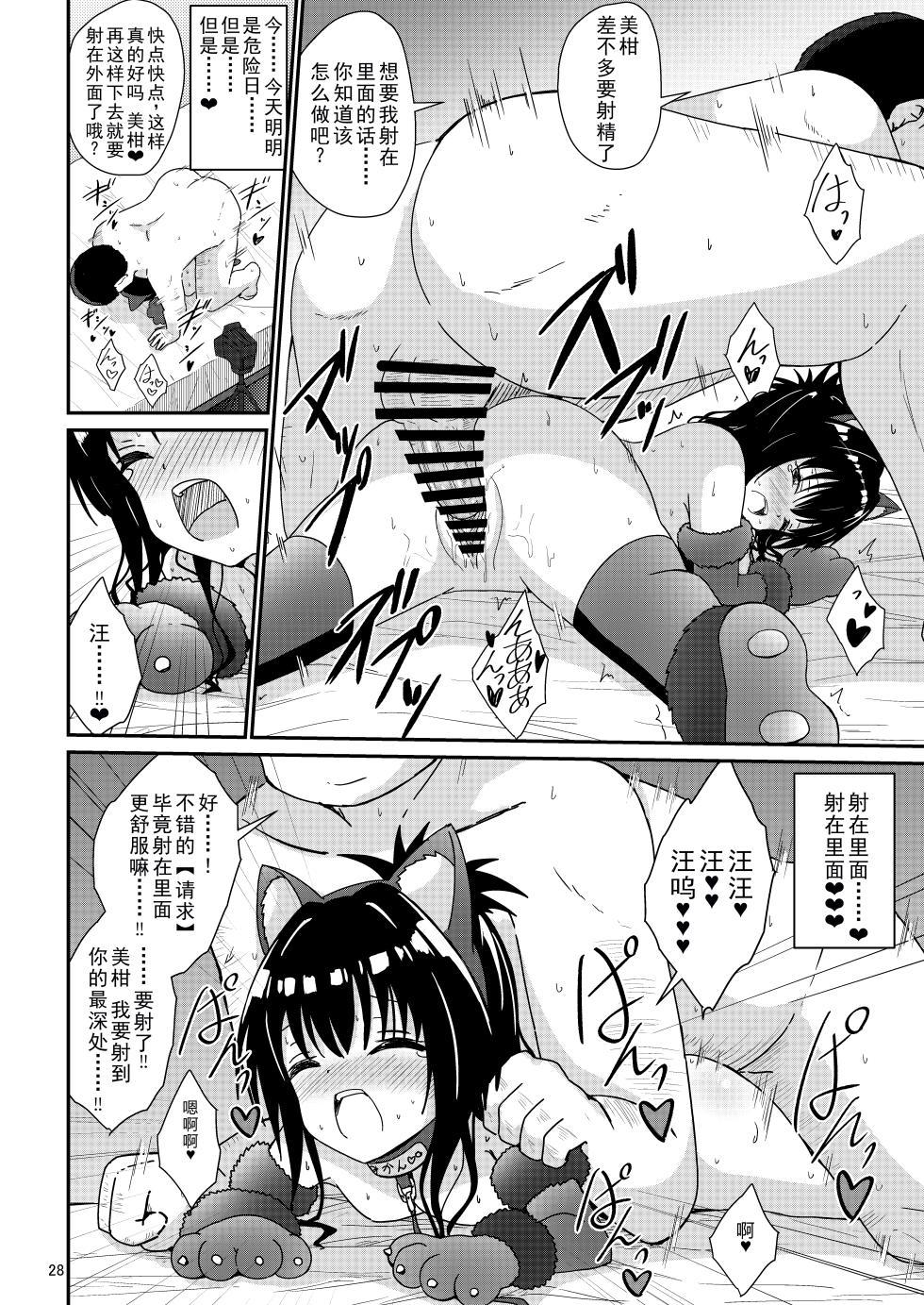 [Aiirosakura (Aikawa Ryou)] Mikan no Ecchi na Hon 4 (To LOVE-Ru) [Chinese] [Digital] - Page 27
