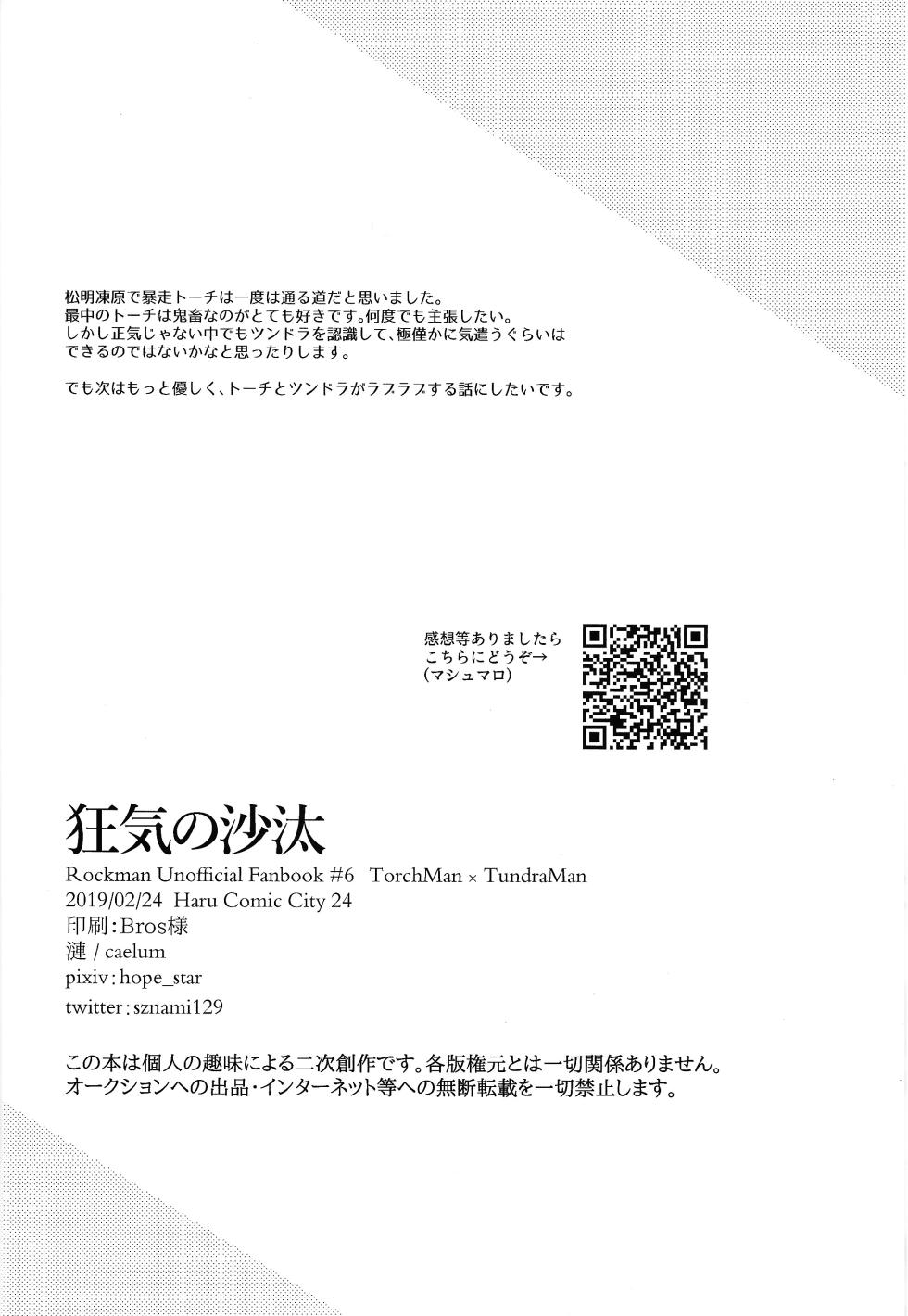 [Caelum (Sazanami)] Kyoki no sata (Mega Man 11) - Page 25