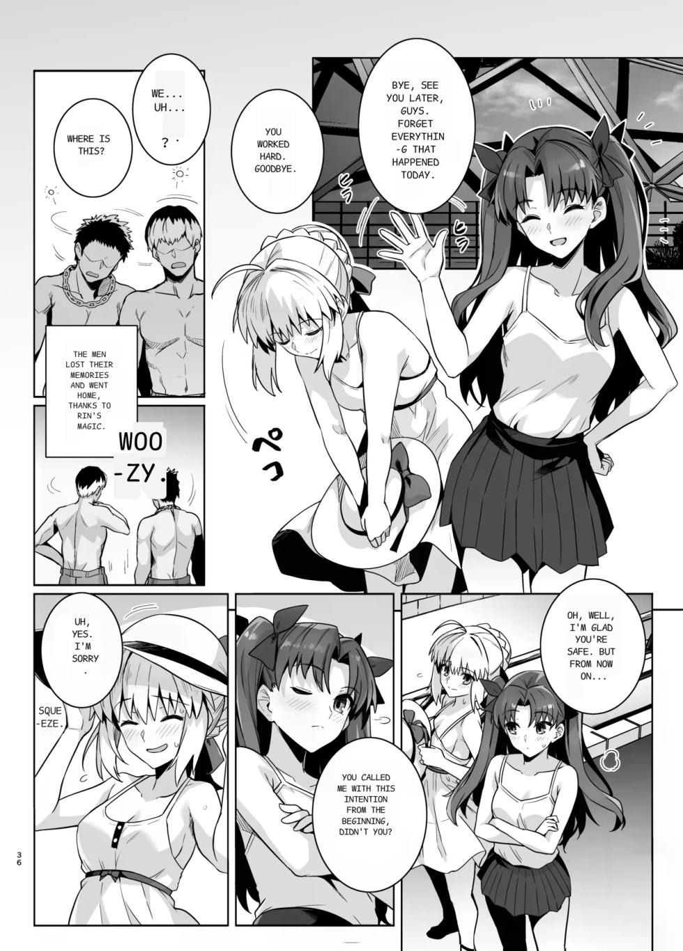 [Royal Bitch (haruhisky)] Saber-san Yarimoku Nanpamachi Pool Hen (Fate/stay night) [English] [MTL] [Digital] - Page 39