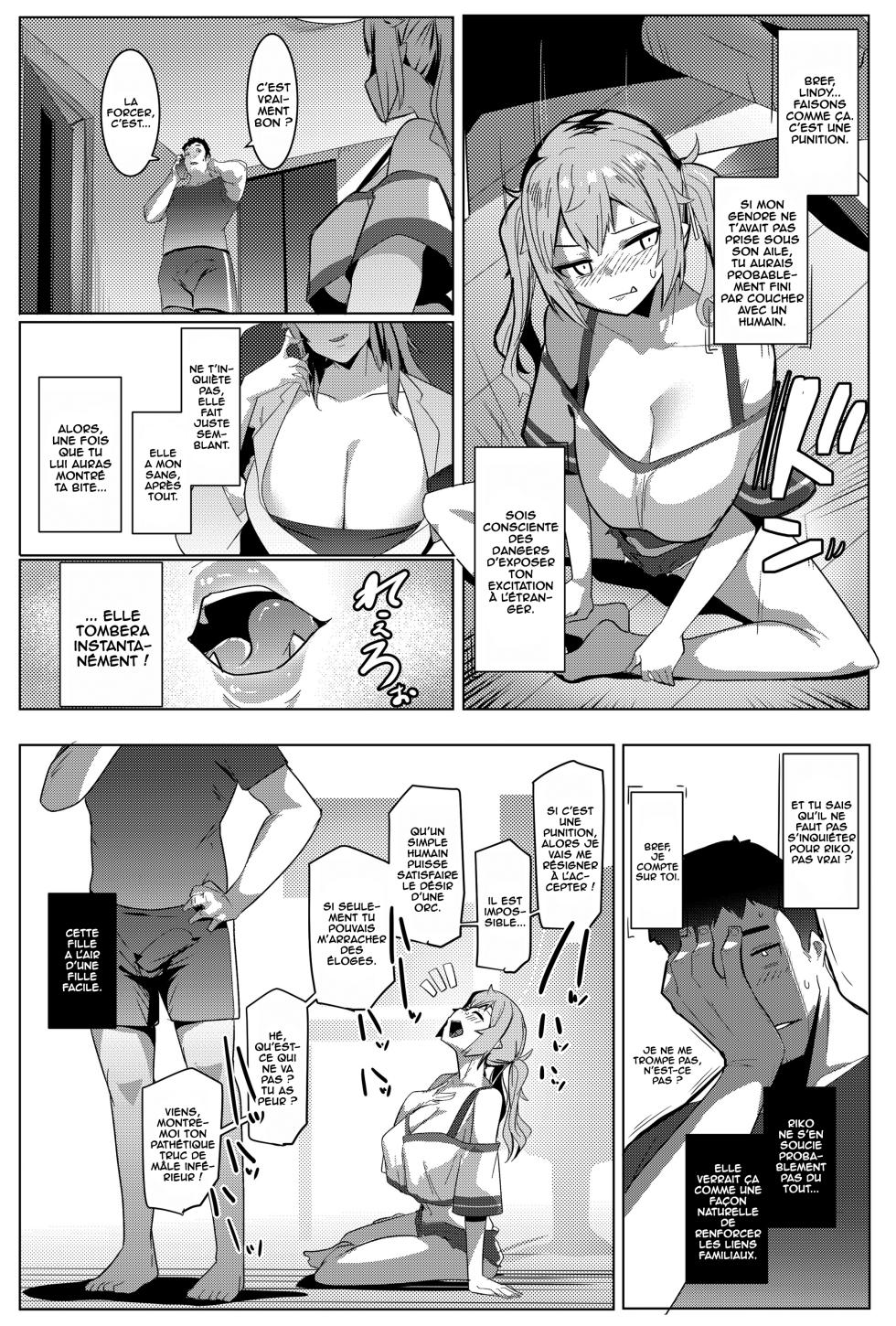 [Hitsuji Kikaku (Muneshiro)] Imouto wa Mesu Orc 7 [French] [O-S] [Digital] - Page 5