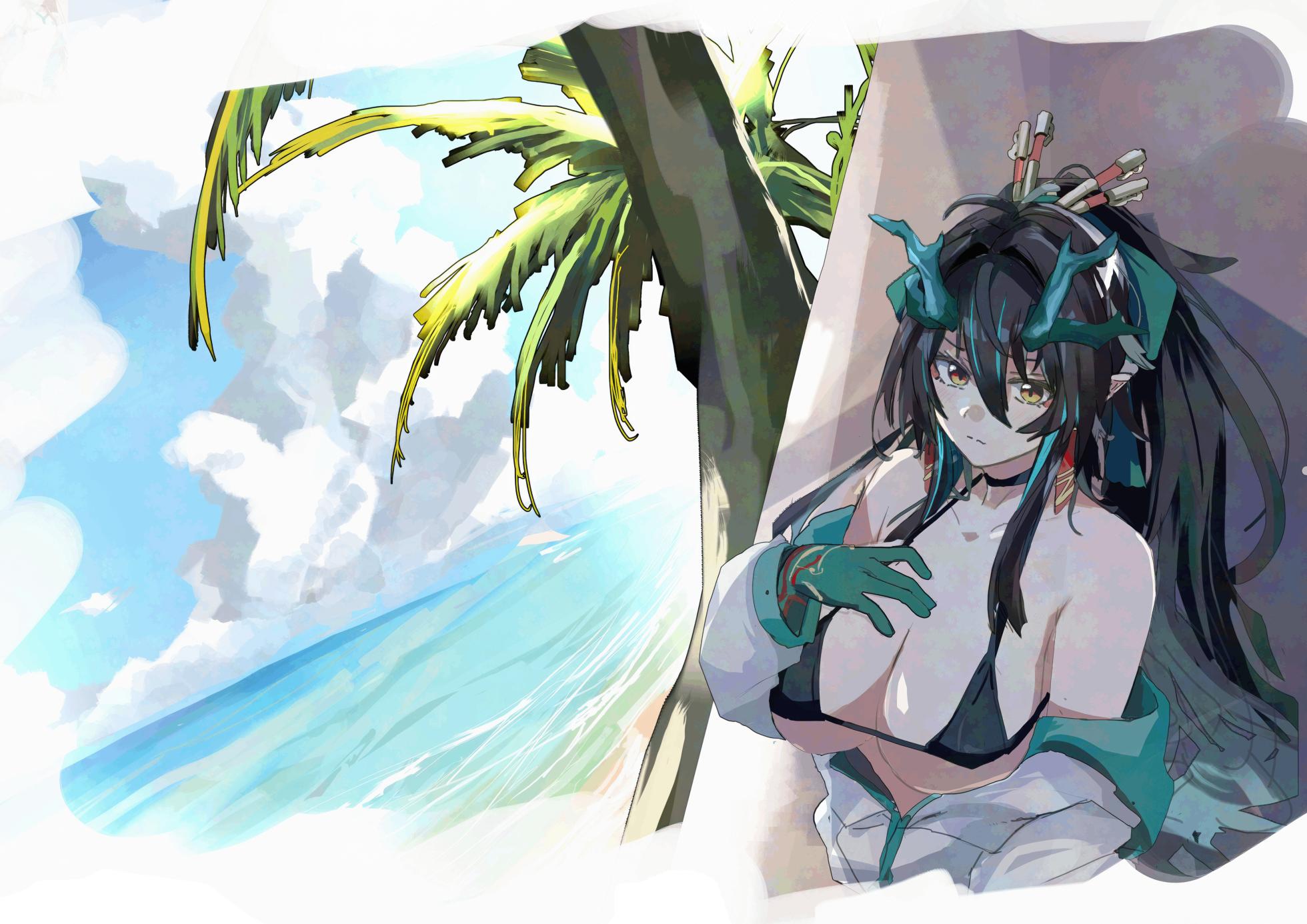 [Shirubeyu(Yubeshiru)] ‌shii to Mizugiecchisuru Hon丨和泳装的夕涩涩的本 (Arknights) [Chinese] [角都九阳个人汉化] - Page 1