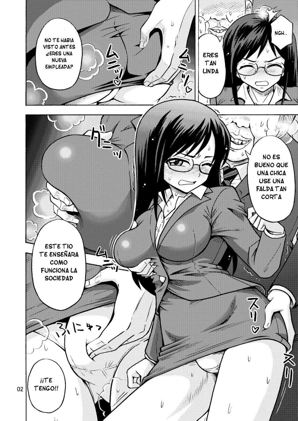 [Yoshida Gorou Shoukai (Yoshida Gorou)] TS Chikan Sousakan [Spanish] [TF SCANS] [Digital] - Page 3