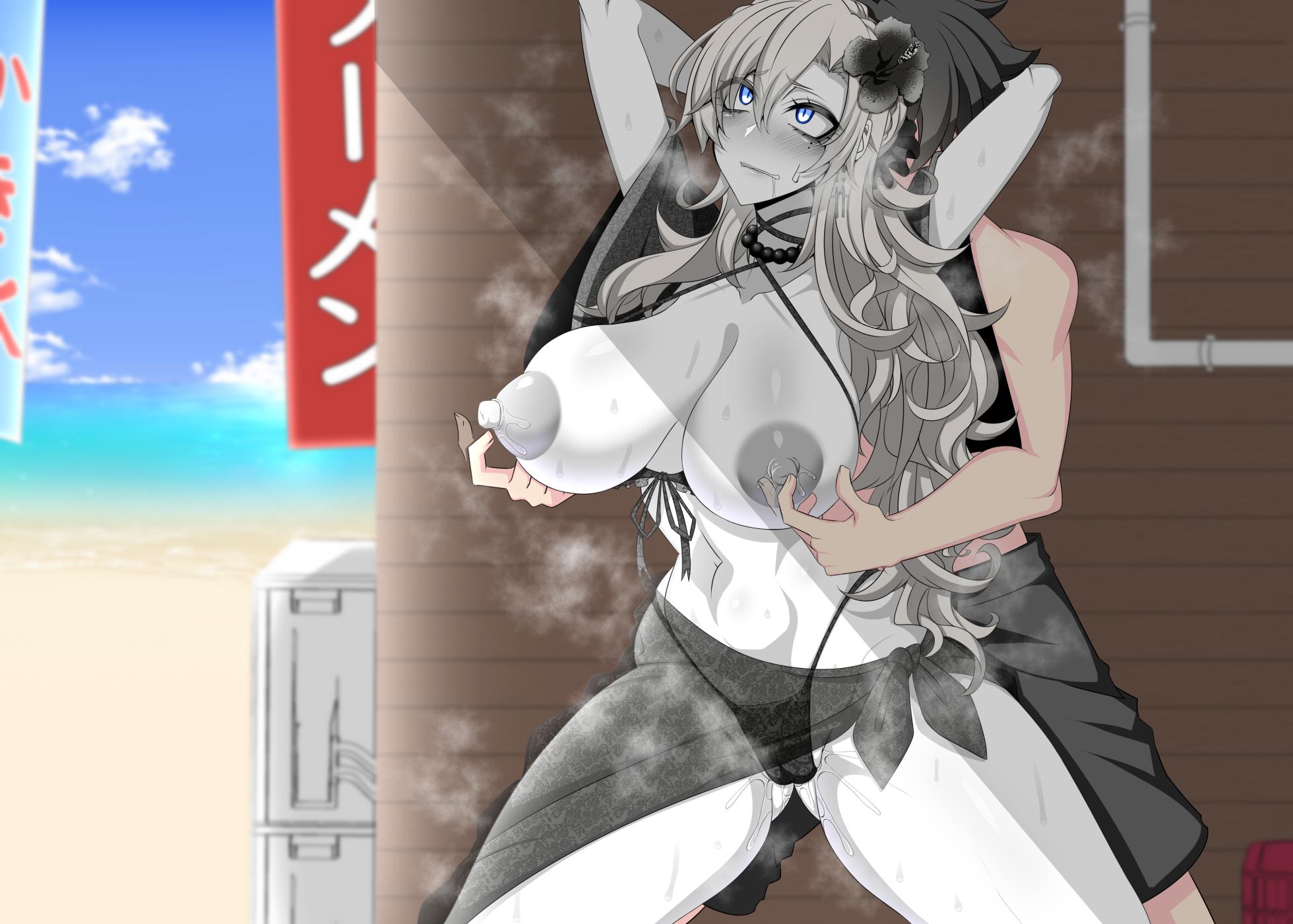 [Aogiri]『Kriemhild and Pure Love NTR Cheating Erotica: Her Husband's Right Behind Her, Yet Her Nipples Are Hard and She's Arching Her Back in a Double-Crossing Stance』-Various Variants- (Fate/Grand Order) - Page 10