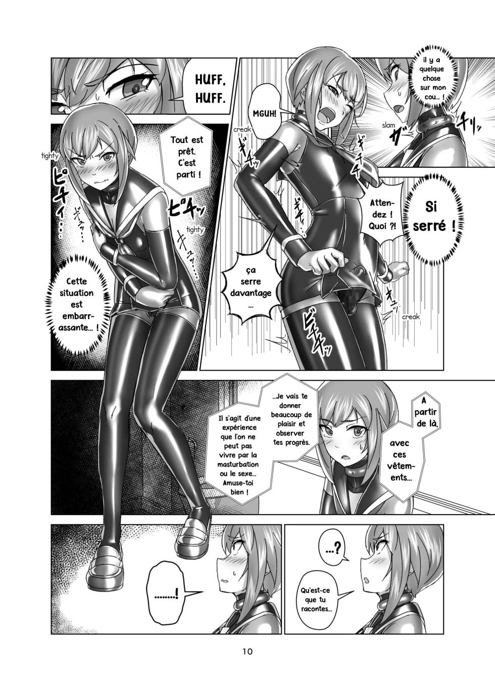 [Gumigumi Gou (Gumi11-gou)] Kimi Senyou Kousoku Kyousei Mesuiki Suit | Bondage extrême et essai d'une combinaison Mesuiki avec vous ! [French] [Saomora] [Digital] - Page 9