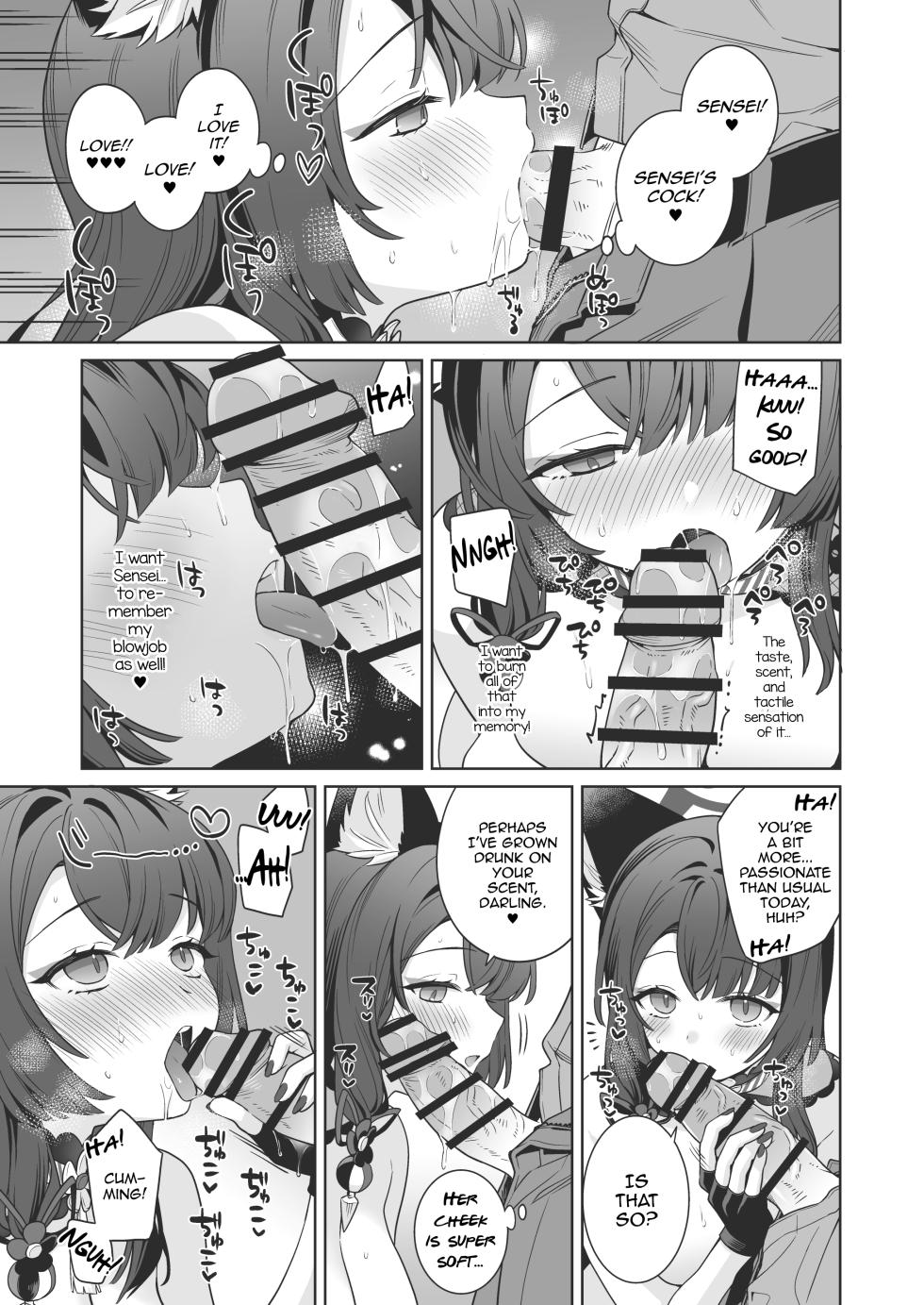 [NOMIYAGUMI (Ichinomiya)] Junjou ♥ Renjou Hatsujou Kitsune -4- | Pure ♥ Lovestruck Fox in Heat -4- (Blue Archive) [English] [mysterymeat3] [Digital] - Page 36