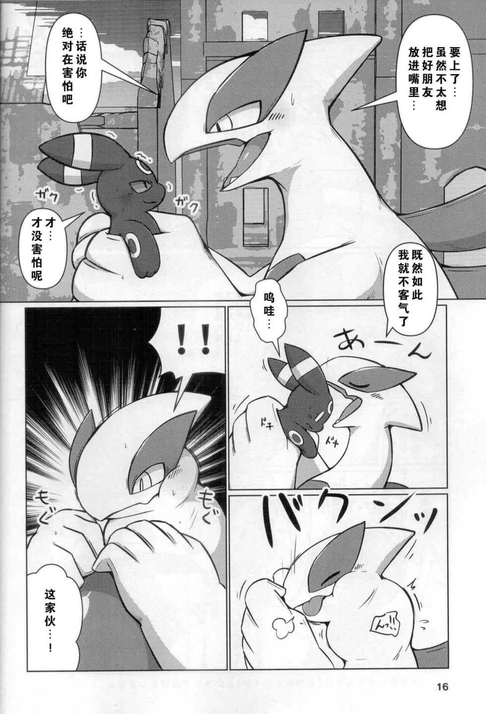 (Kemoket 9.5) [Dounatsu Kyookai (Various)] 宝可梦：吞食攻击！(Pokémon) [Chinese][水無月鈴風个人漢化][阿龙的个人汉化] - Page 15