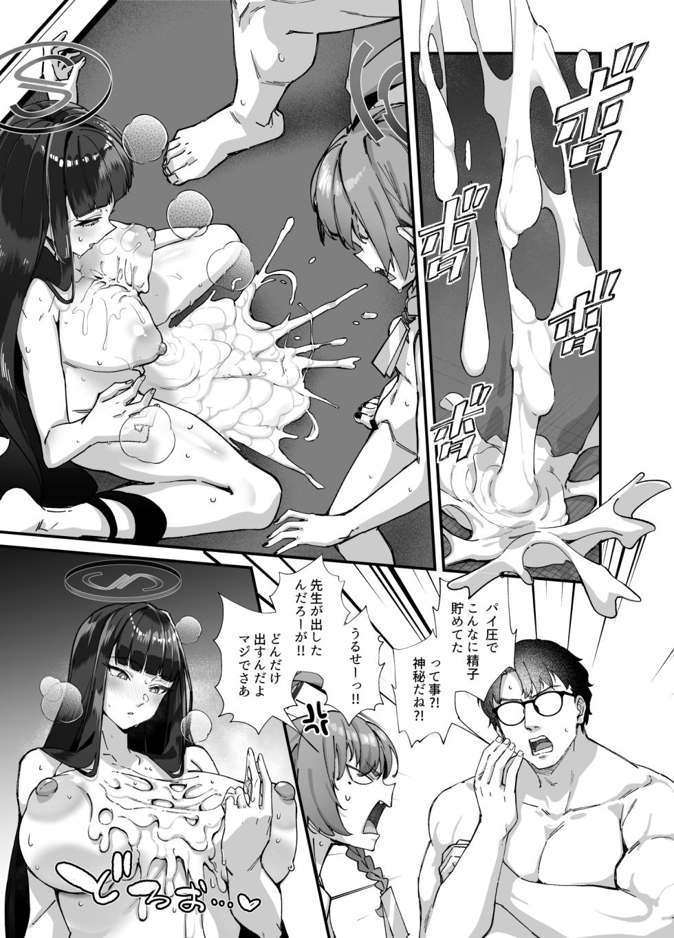 [Mori no Michi (Mori Sinrisk)] MILLENNIUM SEXPO ~Neru to Rio to Safe House de Mechakucha Sukebesuru Hen ~ (Blue Archive) [Digital] - Page 35