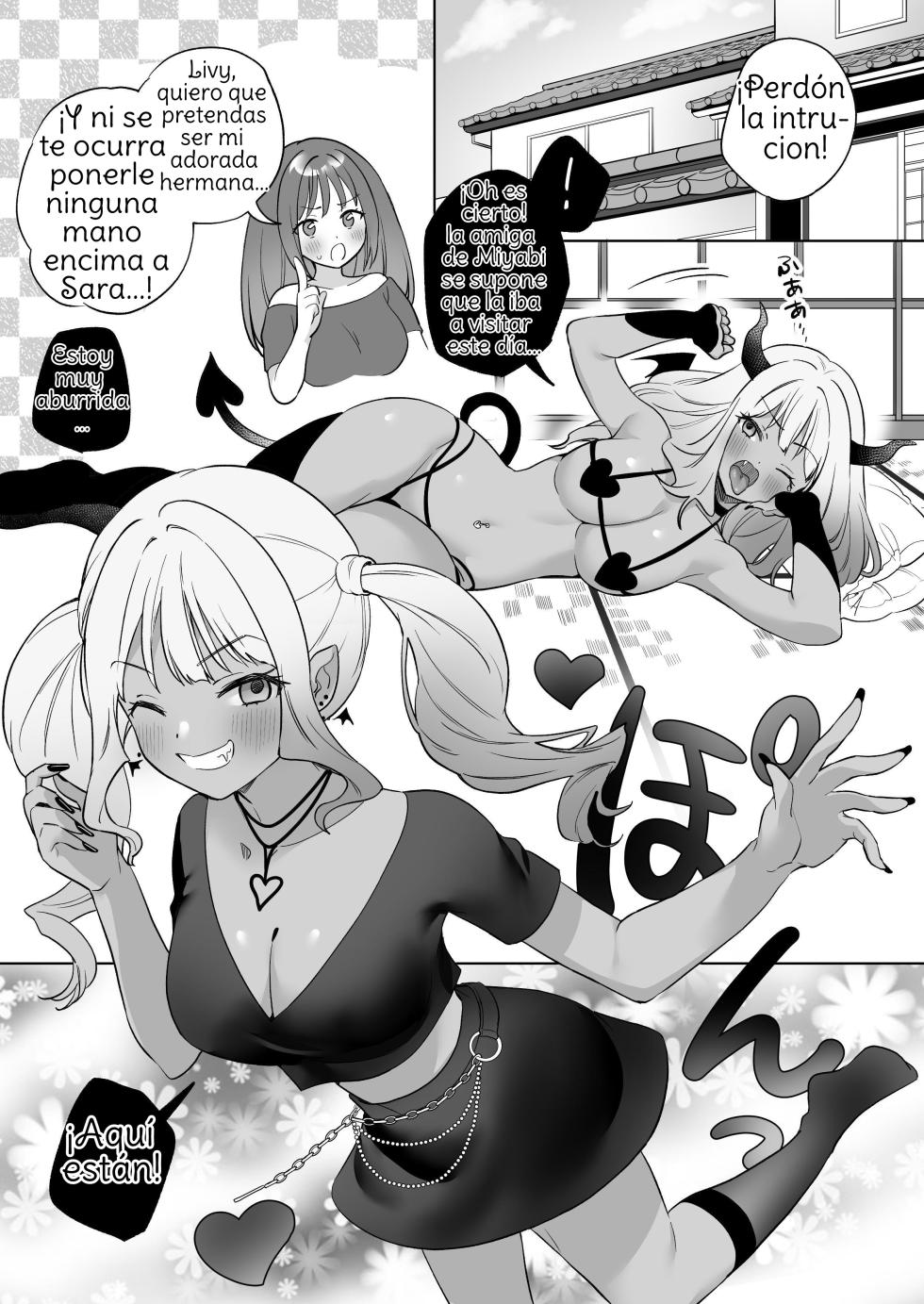 [Gutsutoma (Tachi)] Yuri Kakusei Succubus vs Yuri Kakusei Kunoichi ~Watashi no Karada de Yuri Ecchi Battle suna!~ [Spanish] [Amaterasu] [Digital] - Page 34